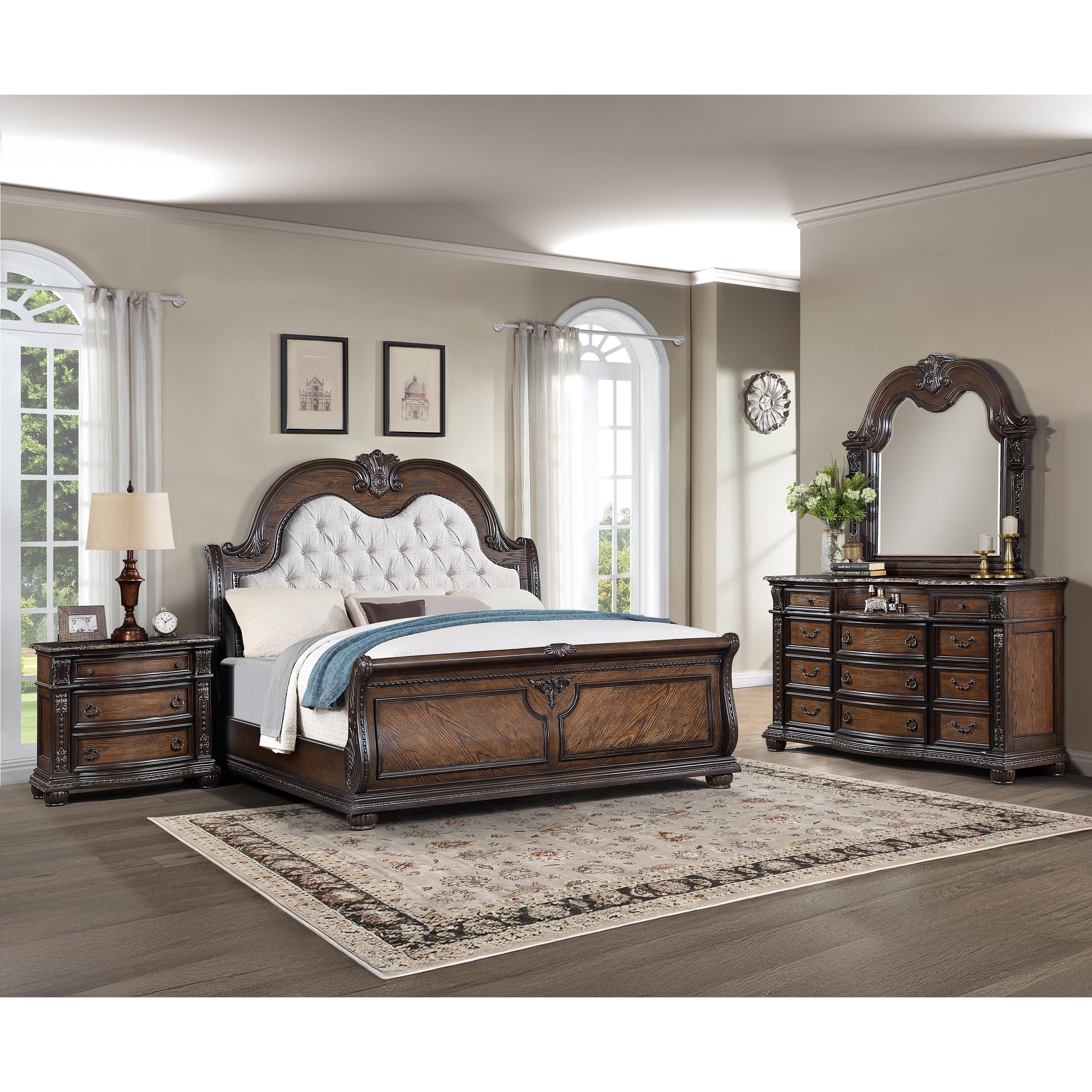 Crown Mark Stanley B1610-1 Dresser - Coffee Brown - Image 3