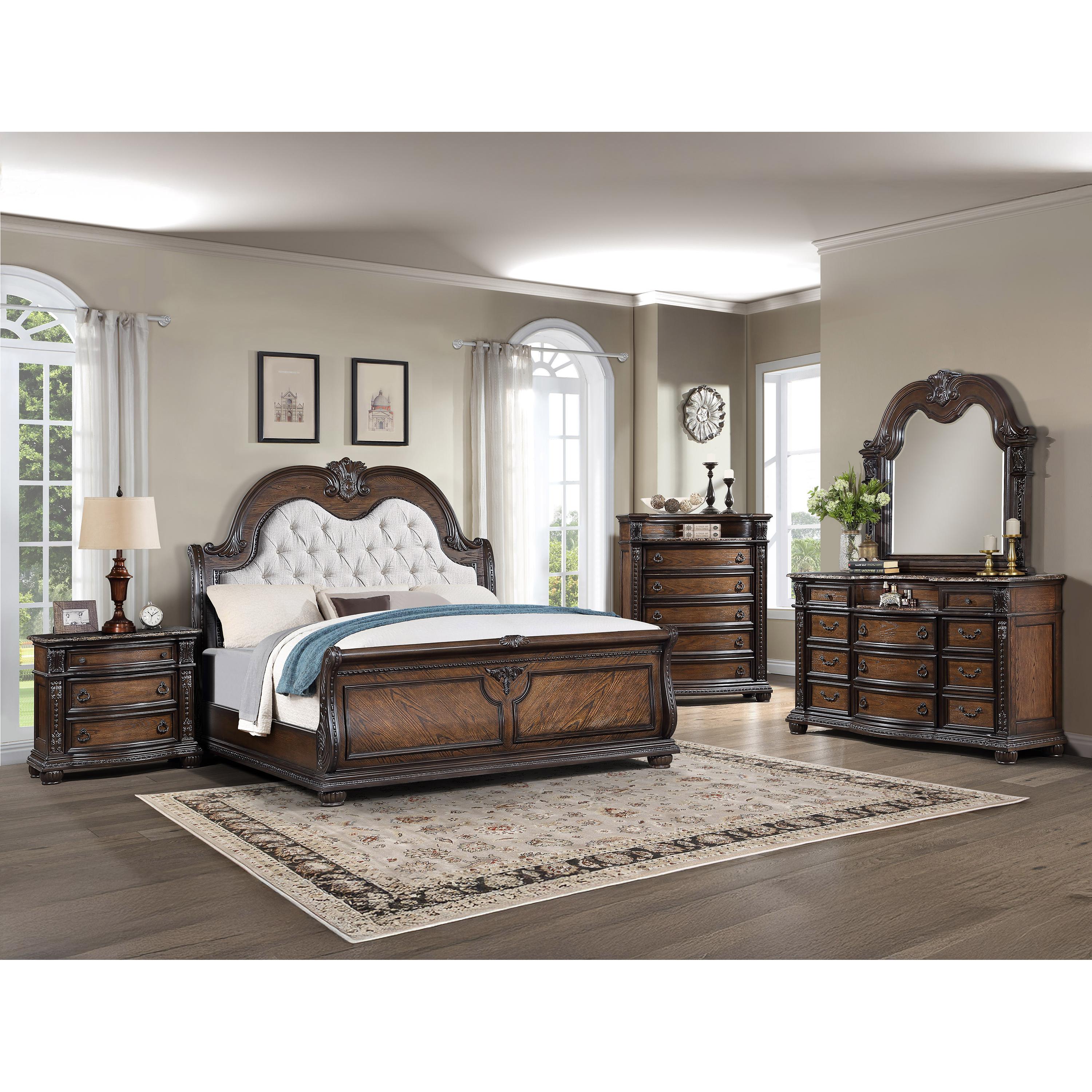 Crown Mark Stanley B1610-4 Chest - Coffee Brown - Image 2