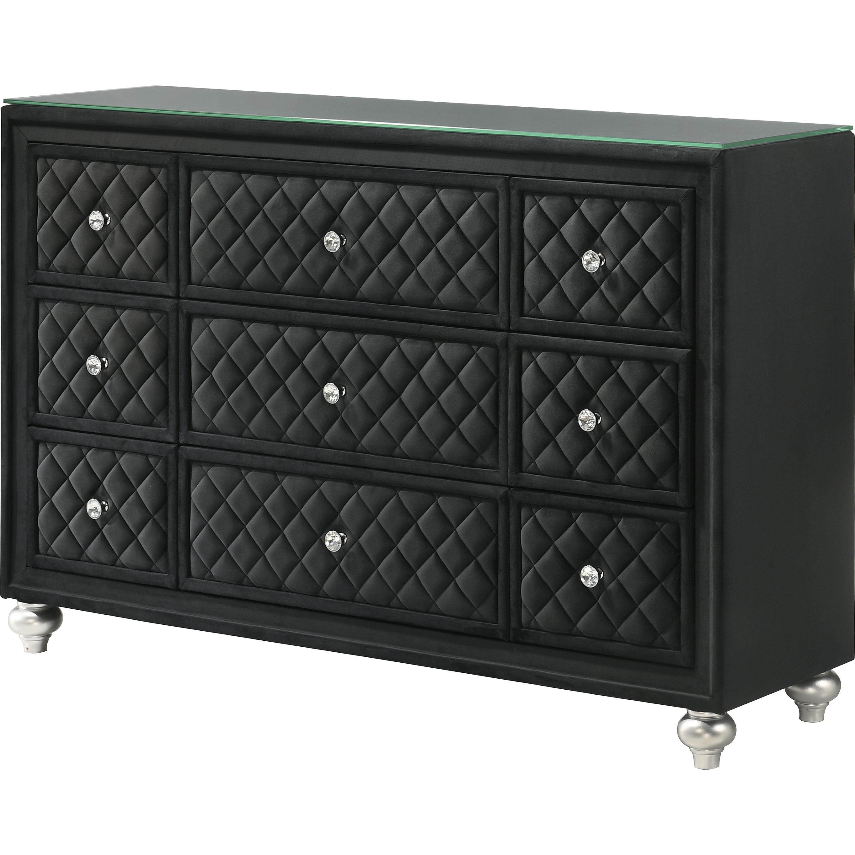 Crown Mark Cameo B2180-1 Dresser - Black - Image 1