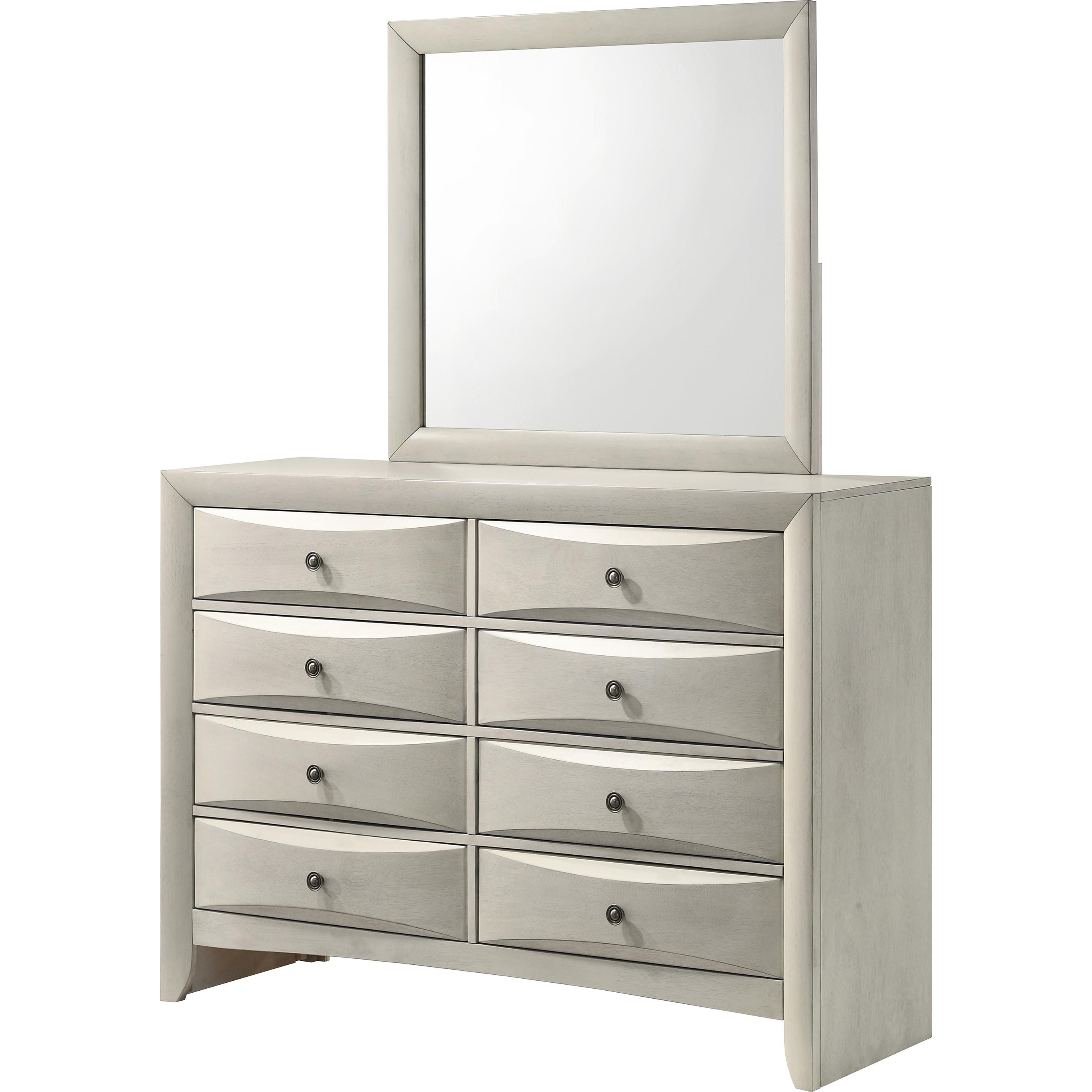 Crown Mark Emily B4255-1 Dresser - White - Image 2