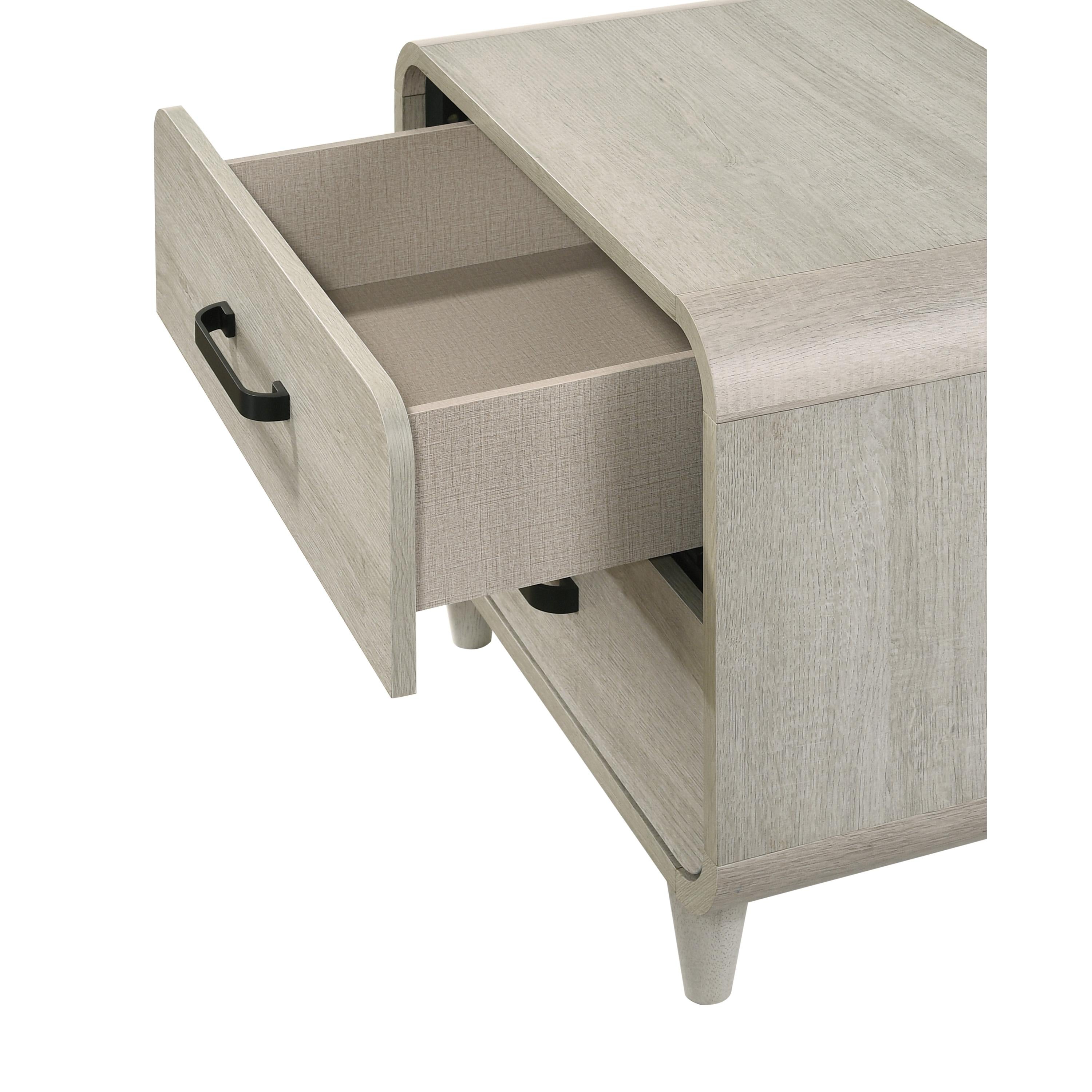 Crown Mark Nyomi B4900-2 Nightstand - White - Image 3