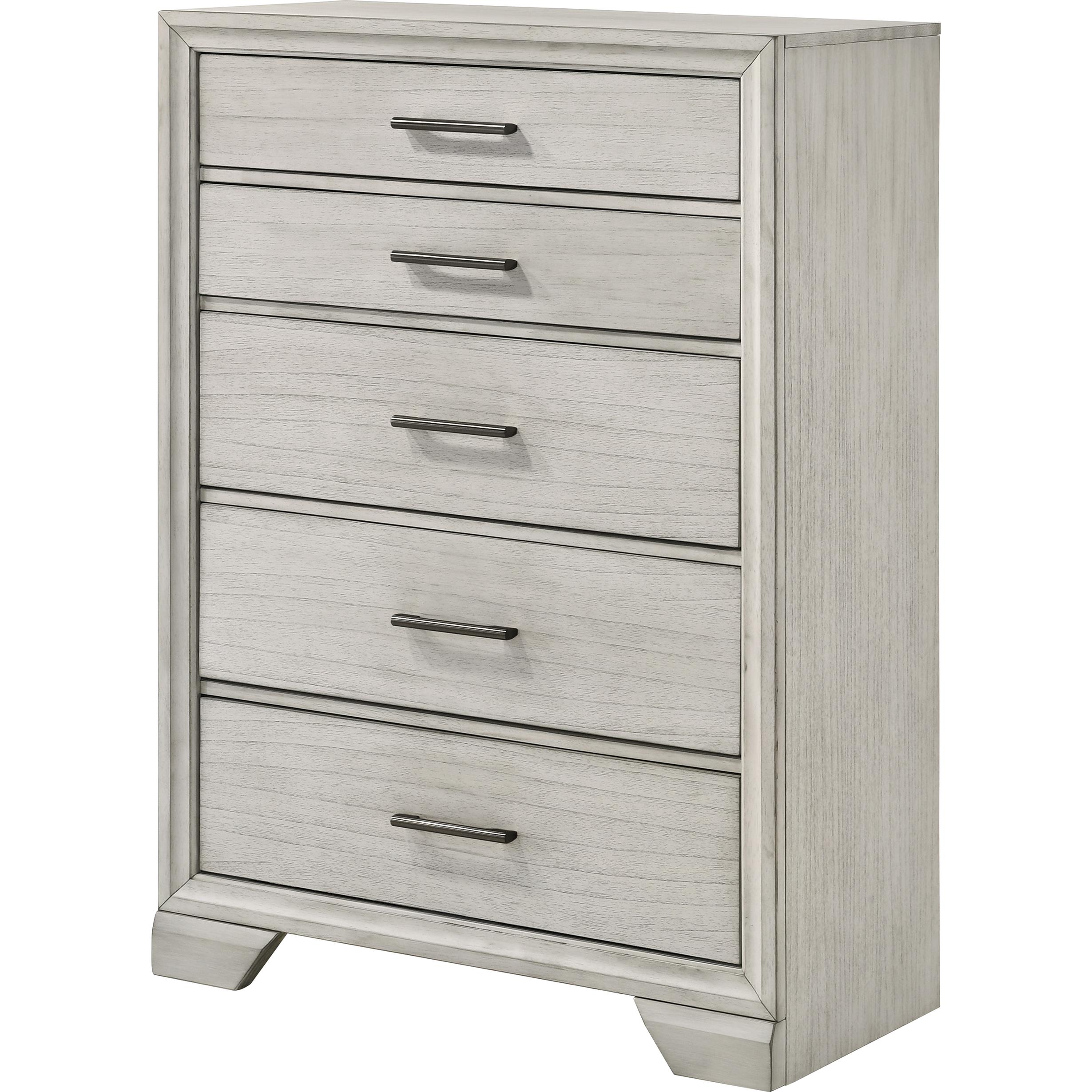 Crown Mark Jaymes B6582-4 Chest - White Mist - Image 1