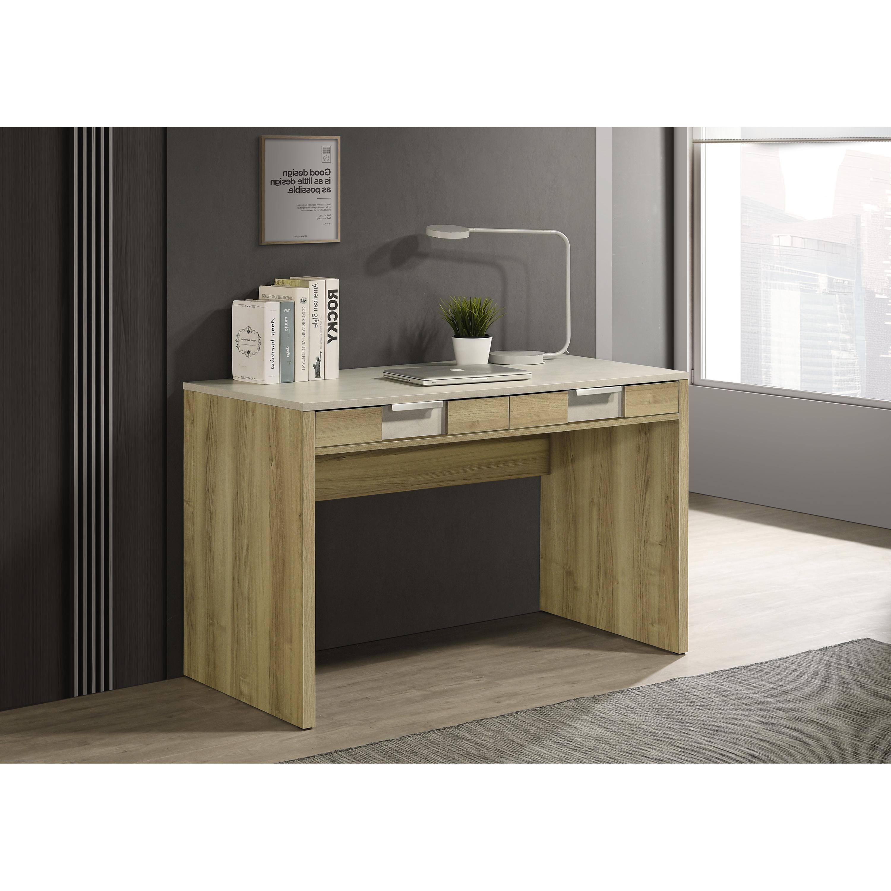 Crown Mark Rangley B6832-DESK Writing Desk – Driftwood