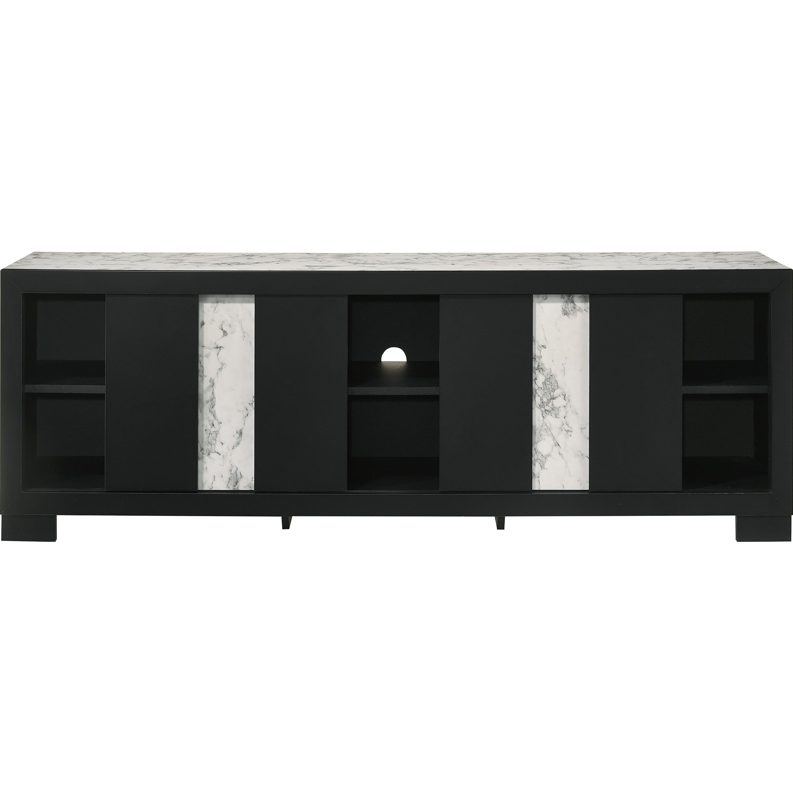 Crown Mark Rangley B6835-99 TV Stand - Black - Image 3