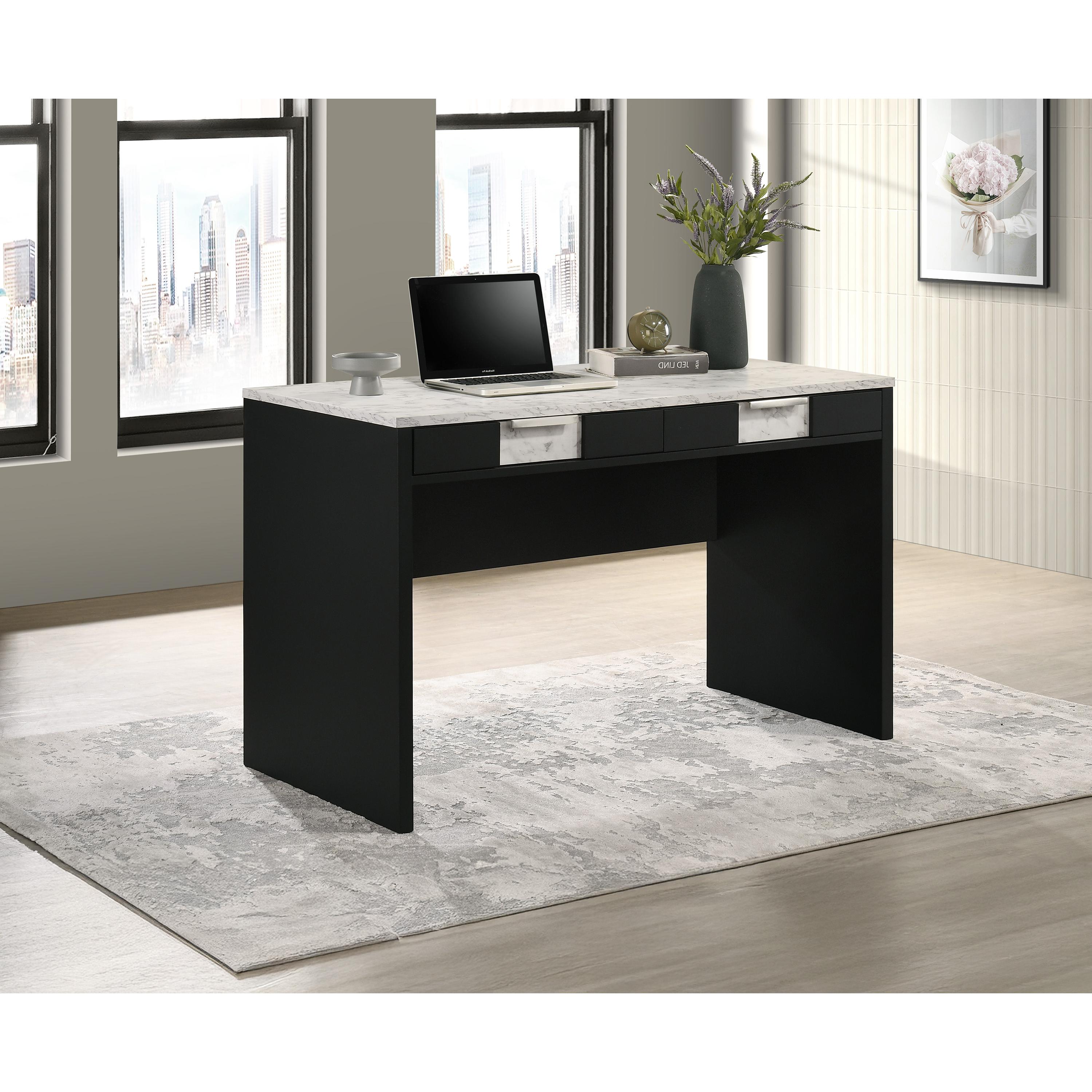 Crown Mark Rangley B6835-DESK Writing Desk - Black - Image 3