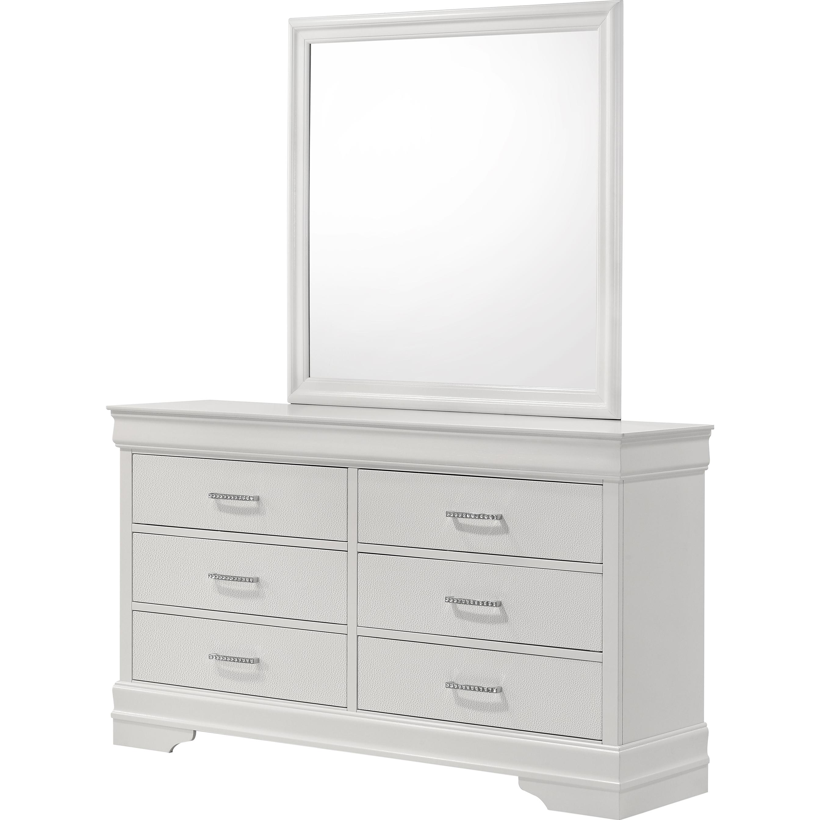 Crown Mark Amalia B6912-1 Dresser - White - Image 2