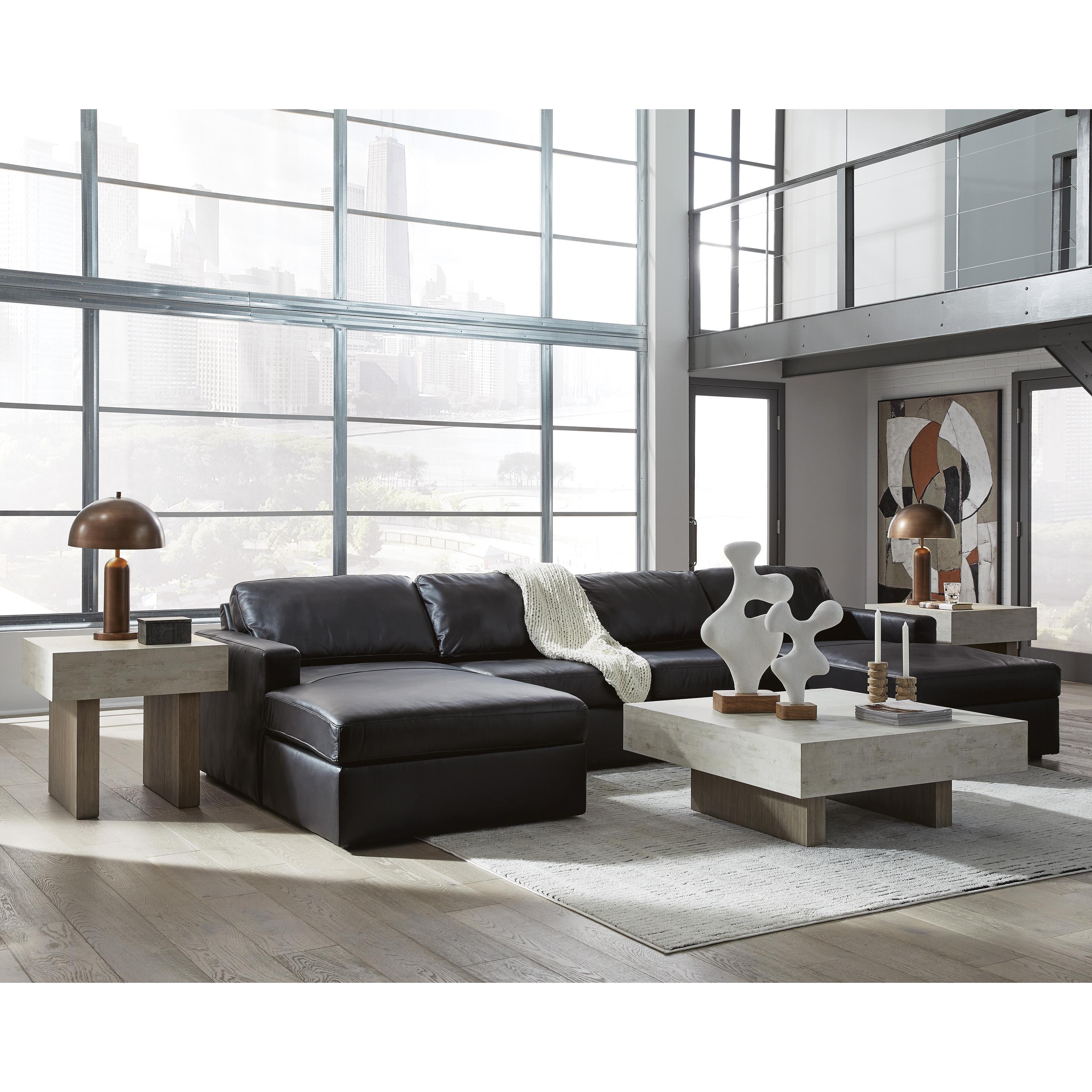 Signature Design by Ashley ModMax II 74305S19 4 pc Double Chaise Sectional - Image 3