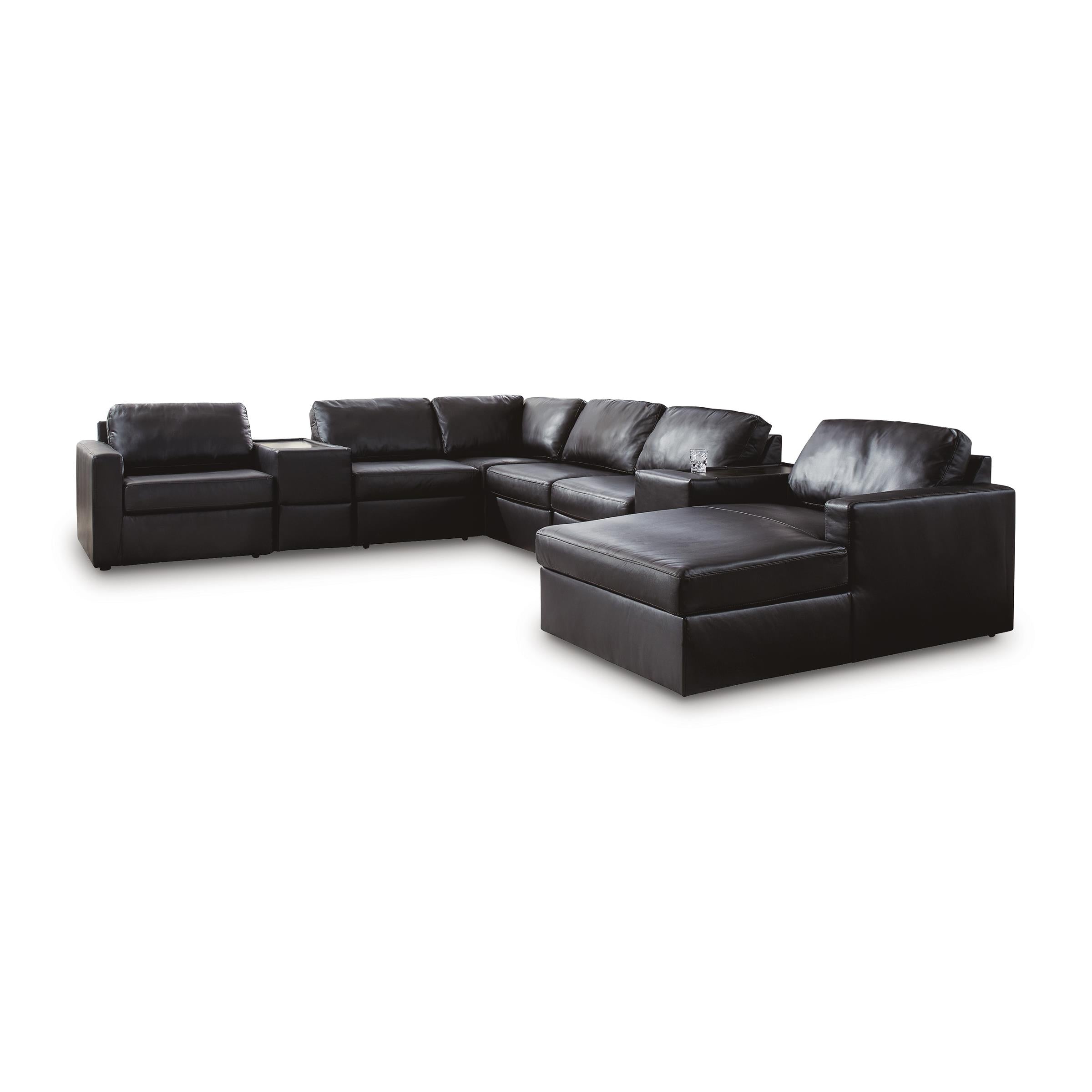 Signature Design by Ashley ModMax II 74305S42 8 pc Sectional with Chaise and Storage Consoles - Image 1