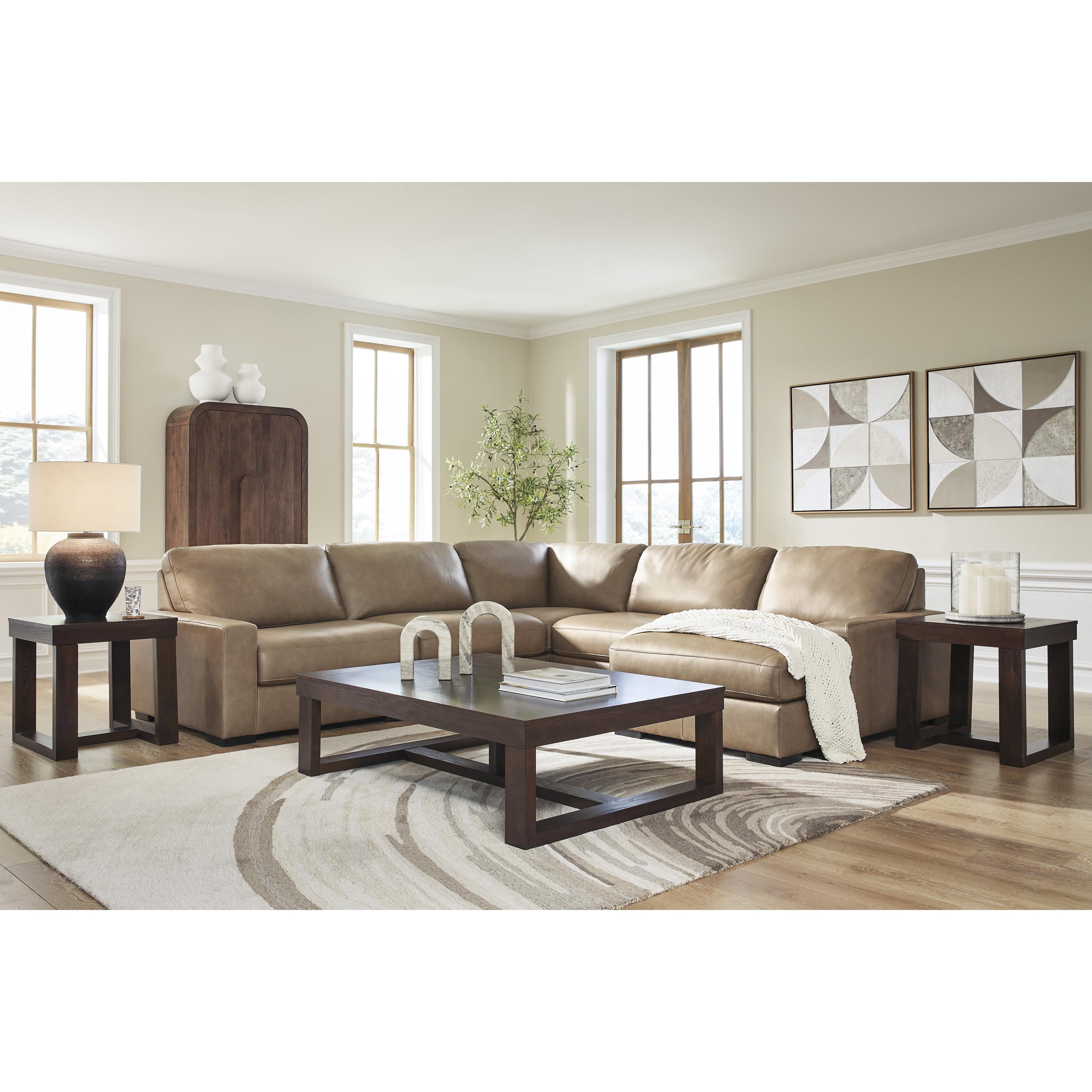 Benchcraft Veronella 76106S13 5 pc Sectional with Chaise - Image 3