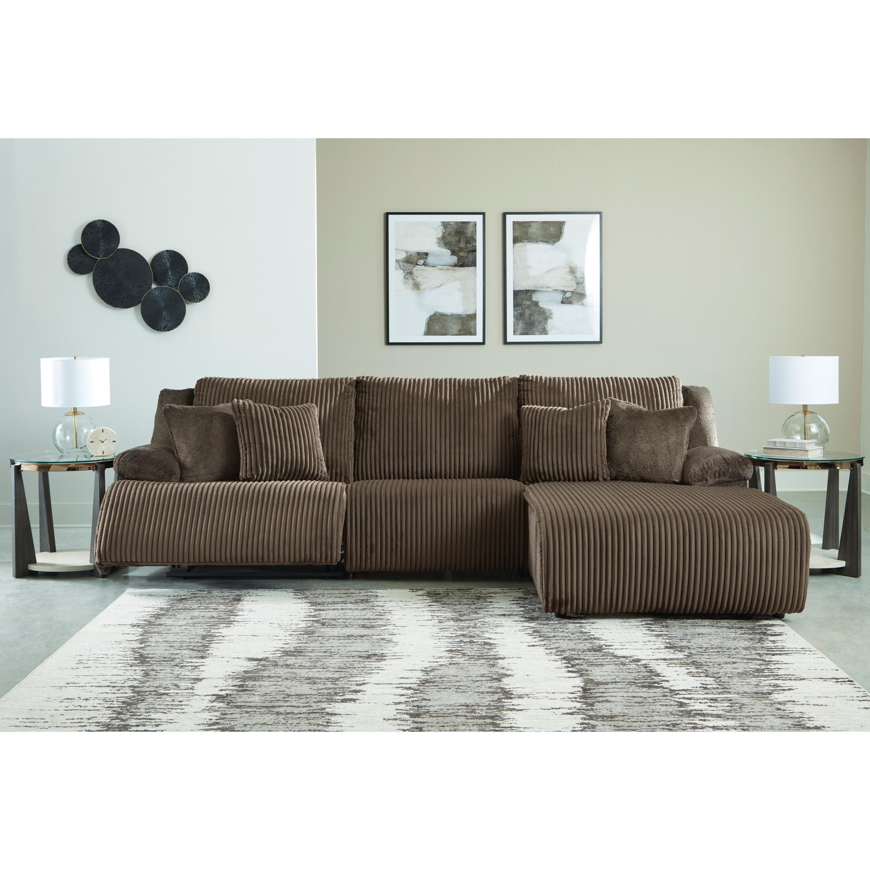 Signature Design by Ashley Top Tier 92705S10 3 pc Sofa Chaise Sectional - Image 3