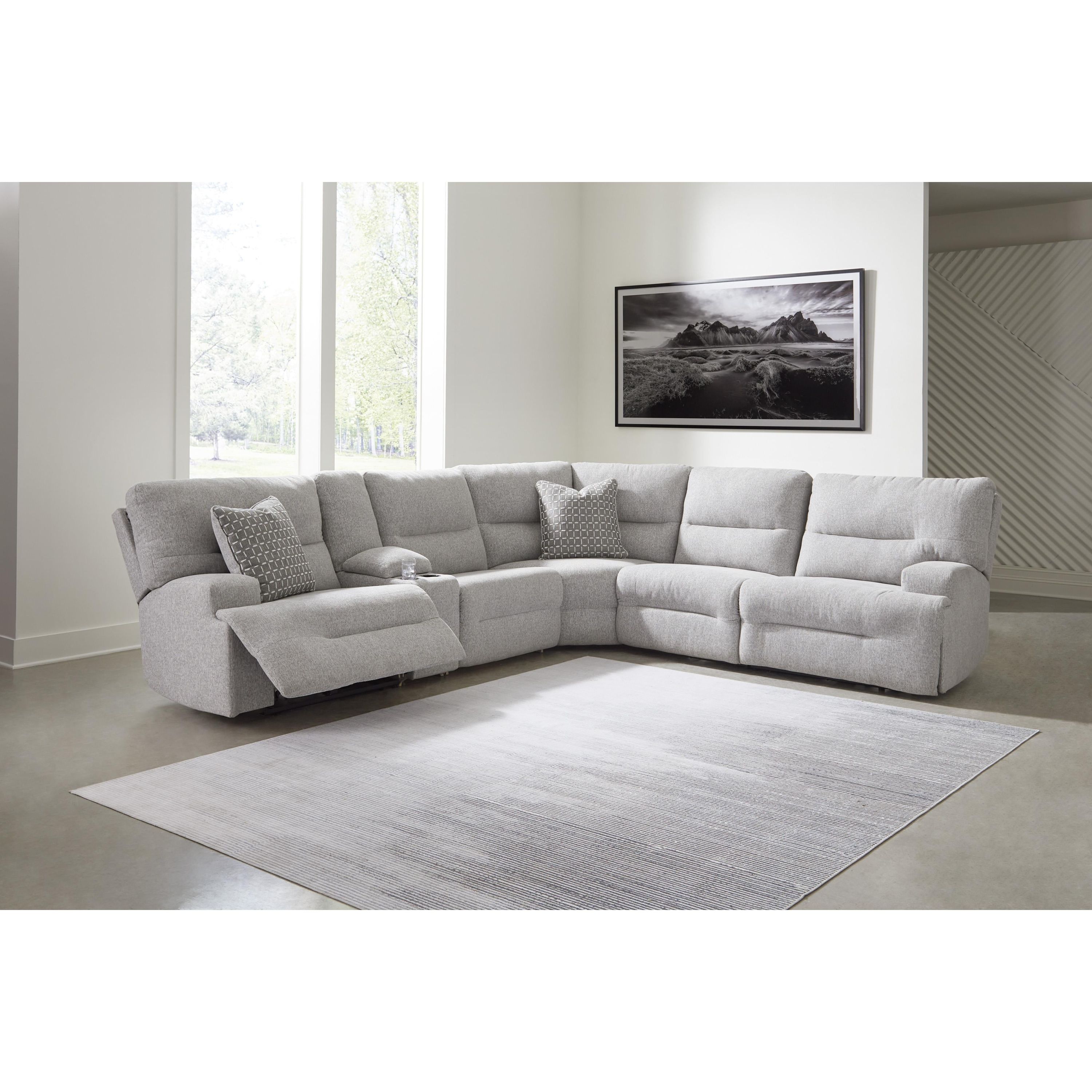 Signature Design by Ashley Acklen Place 93605S9 6 pc Power Reclining Sectional - Image 1