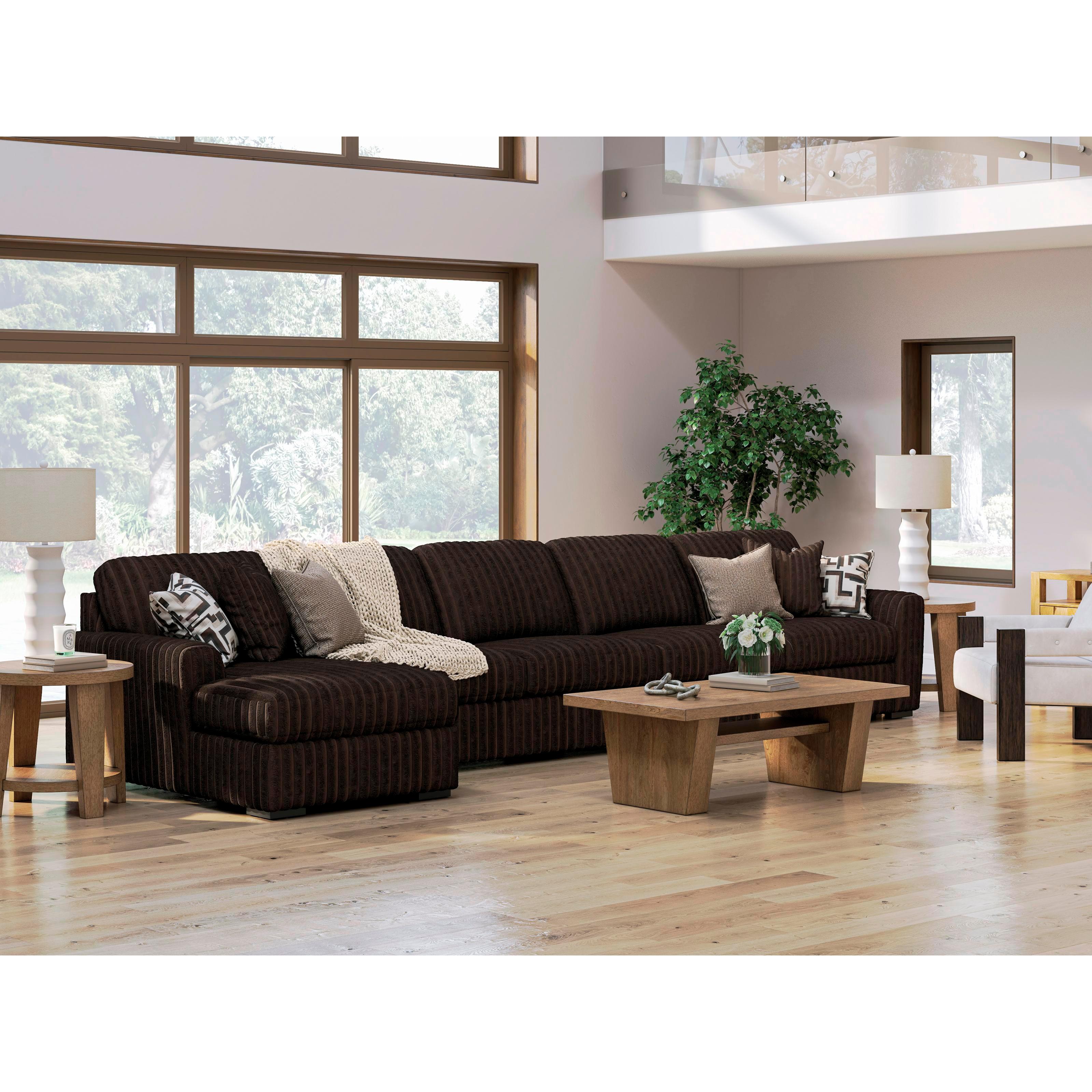 Signature Design by Ashley Midnight-Madness 98104S10 3 pc Sectional with Chaise - Image 1