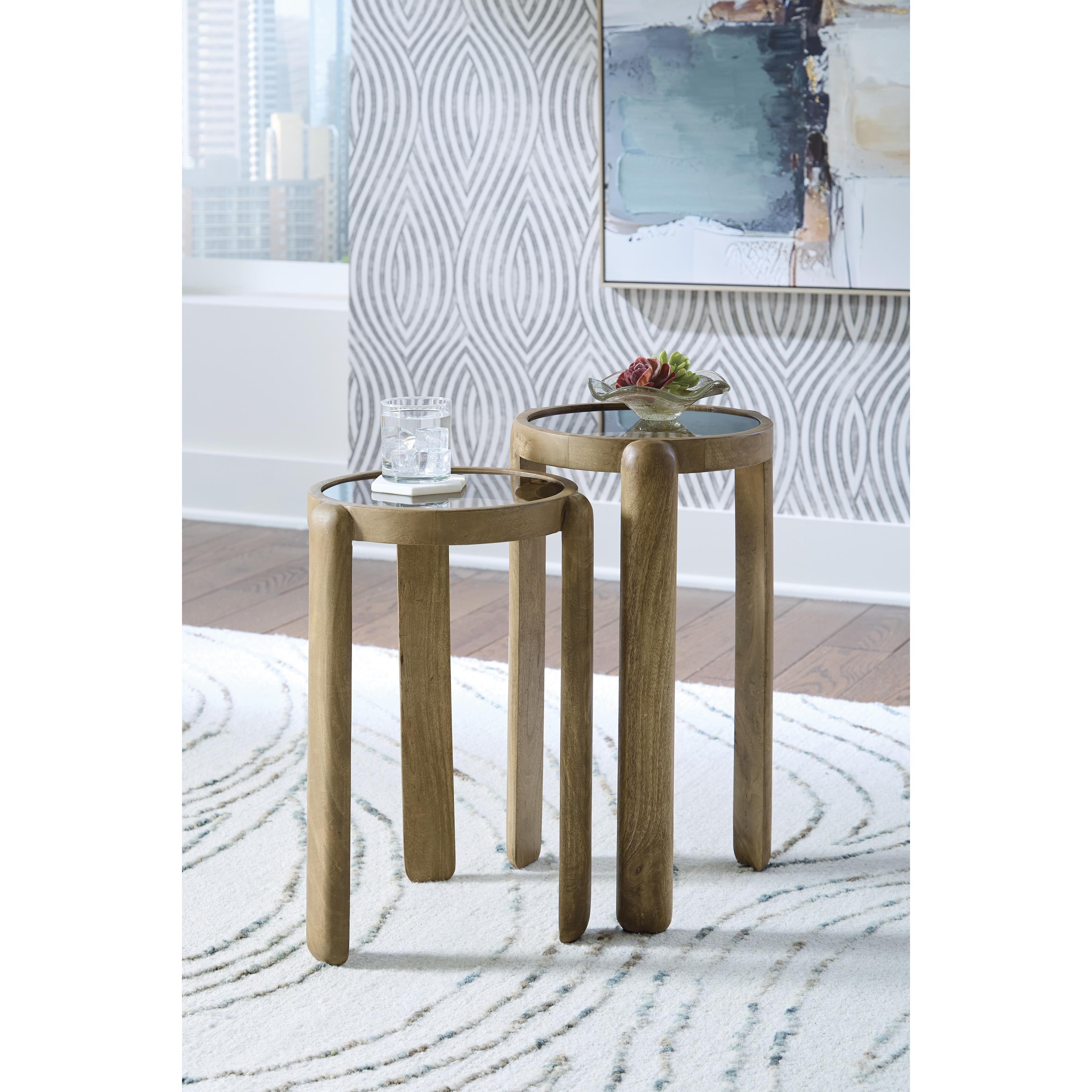 Signature Design by Ashley Jossor A4000726 Accent Table Set - Image 3