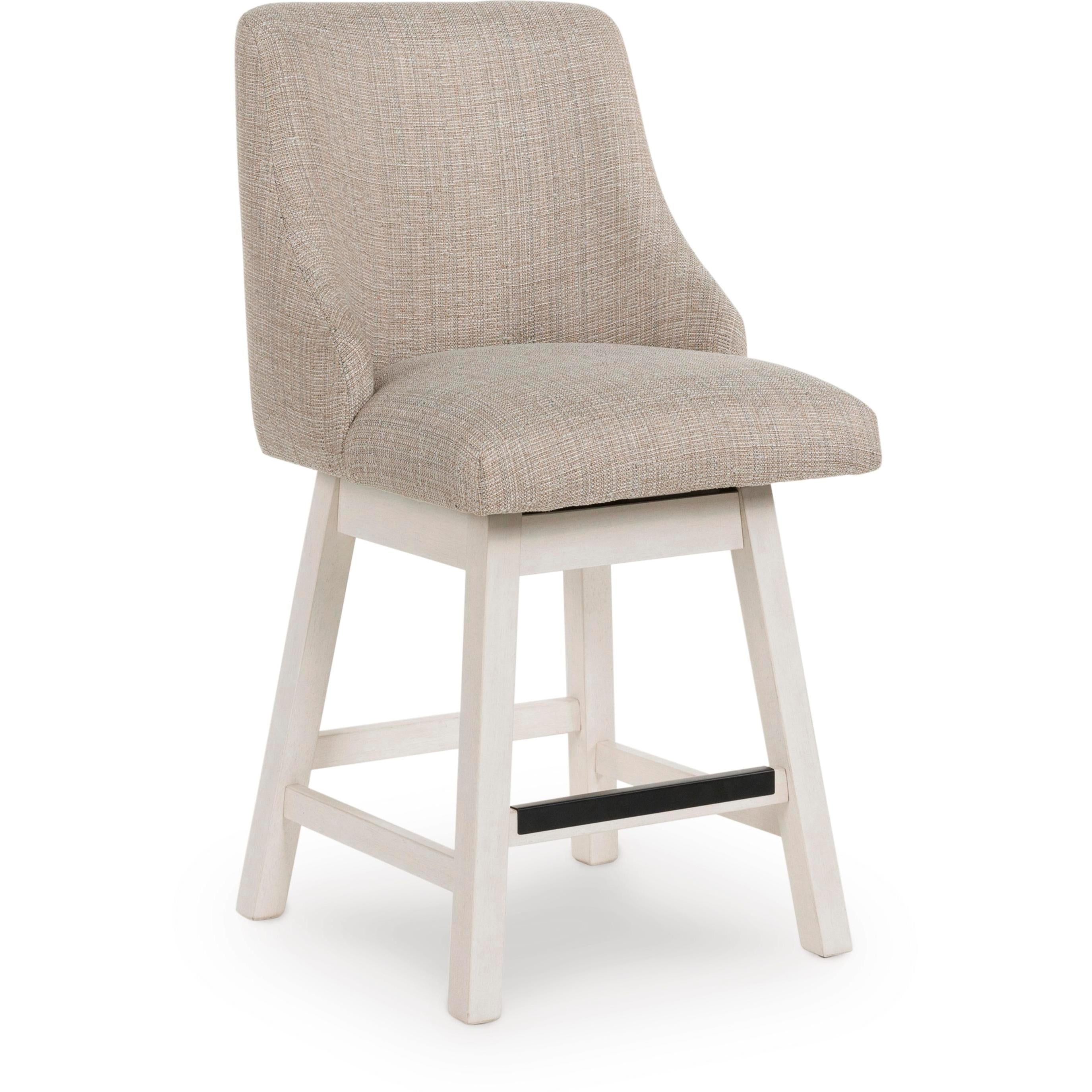 Signature Design by Ashley Robbinsdale D642-324 Upholstered Swivel Barstool - Image 1