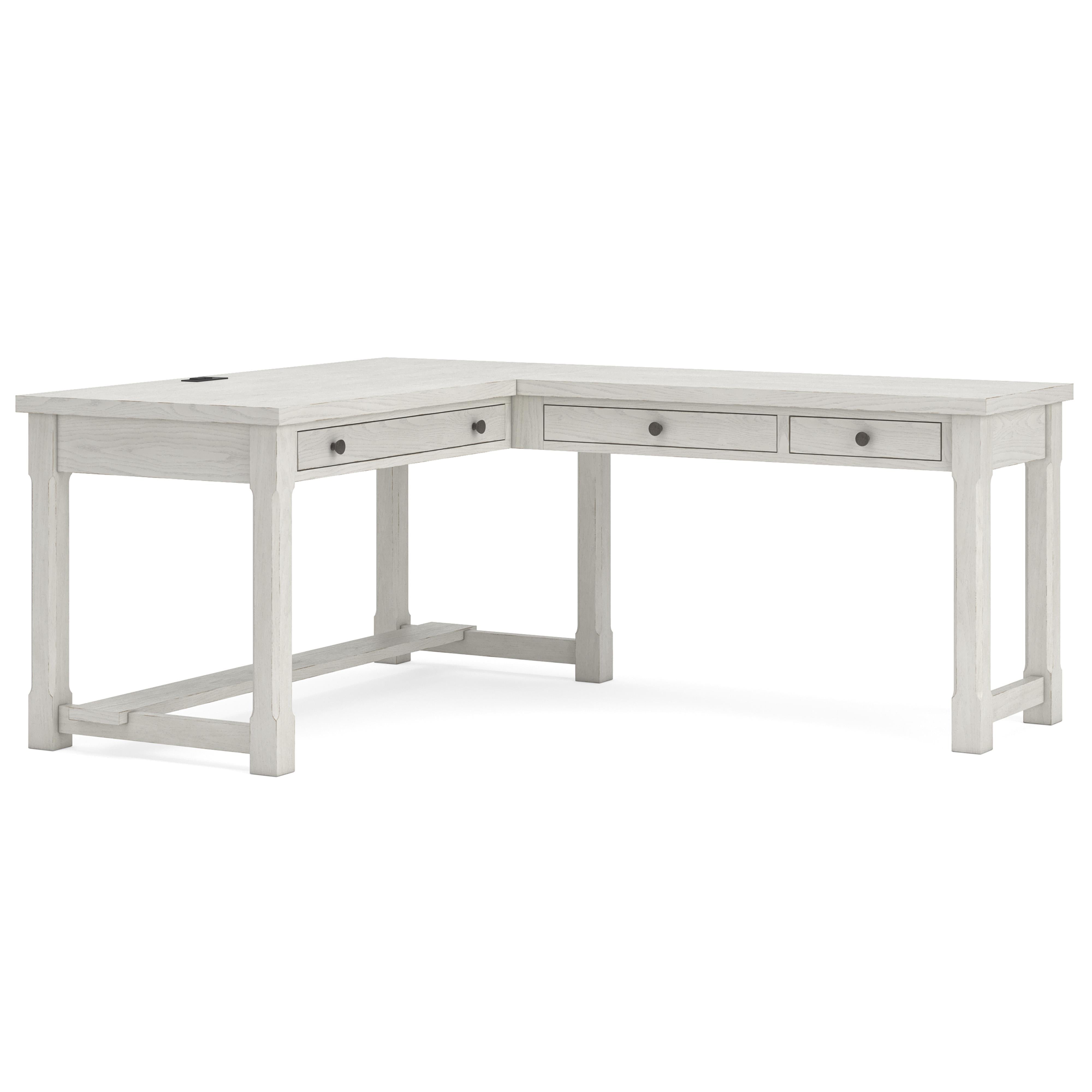 Signature Design by Ashley Robbinsdale H742H1 L-Shaped Home Office Desk