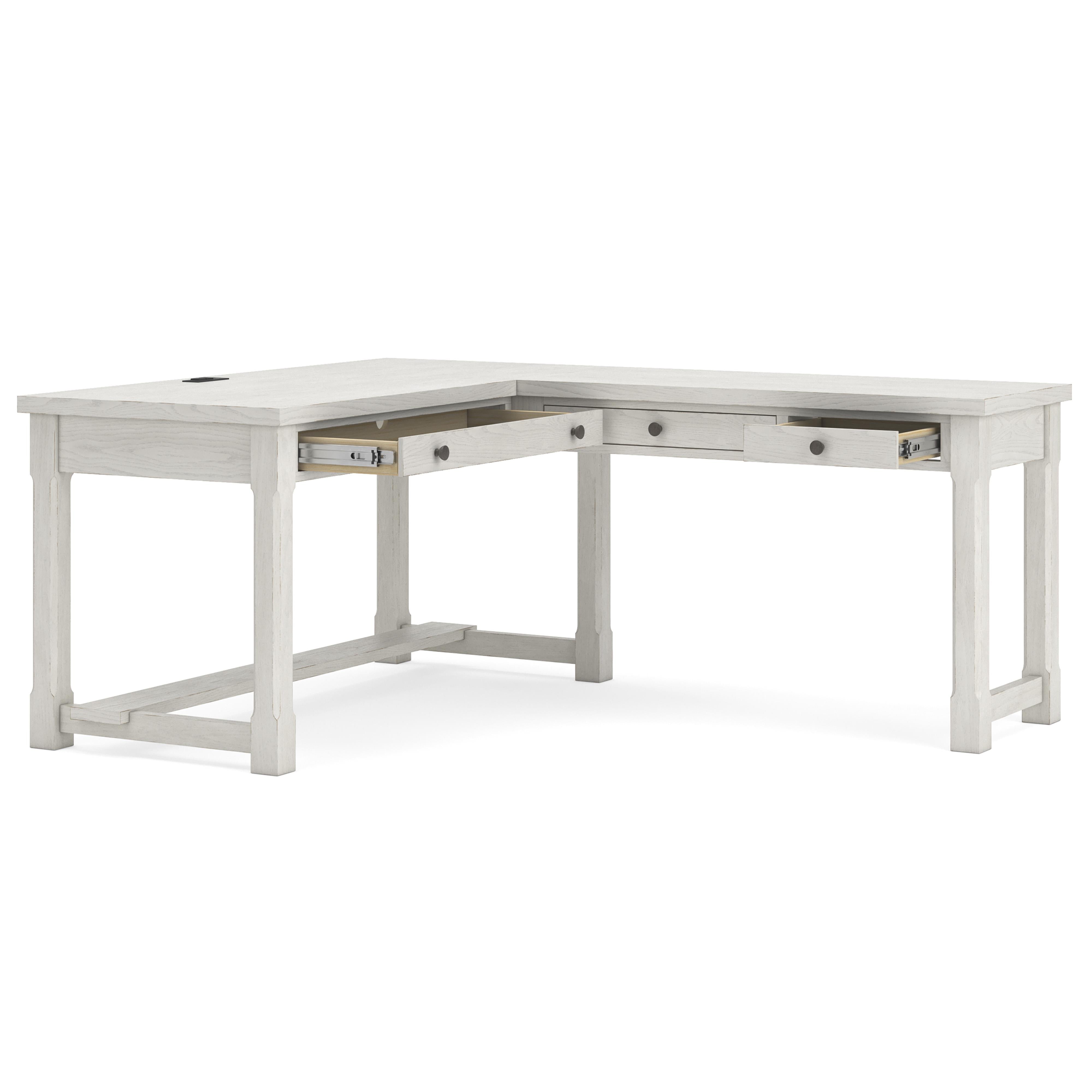 Signature Design by Ashley Robbinsdale H742H1 L-Shaped Home Office Desk - Image 2