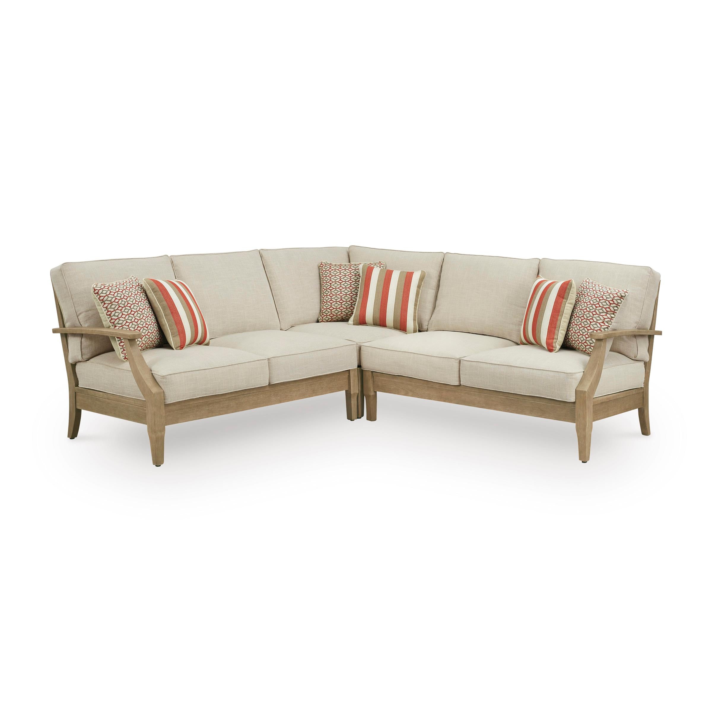 Signature Design by Ashley Clare View P801P10 3 pc Outdoor Sectional