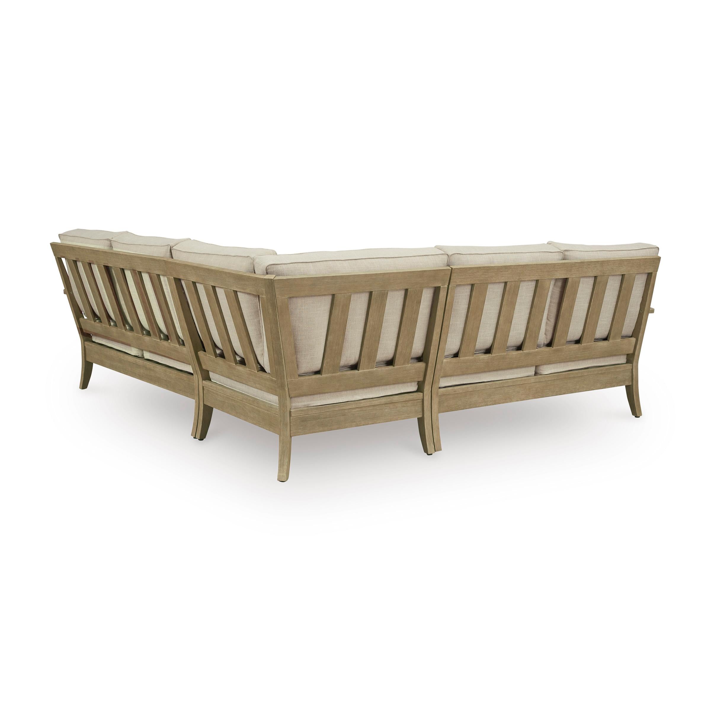 Signature Design by Ashley Clare View P801P10 3 pc Outdoor Sectional - Image 2