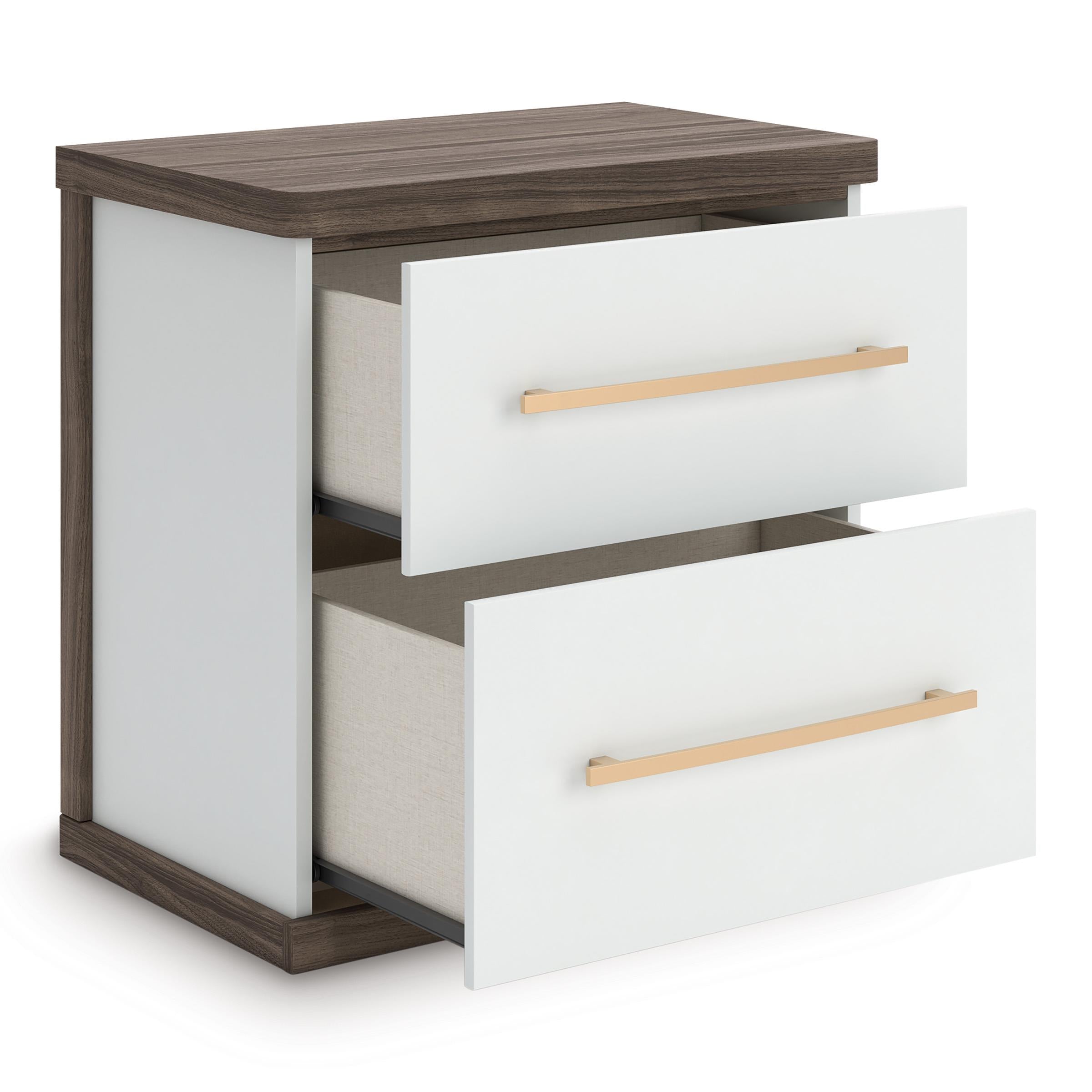 Signature Design by Ashley Kendanport PCB1108-92 Two Drawer Night Stand - Image 2