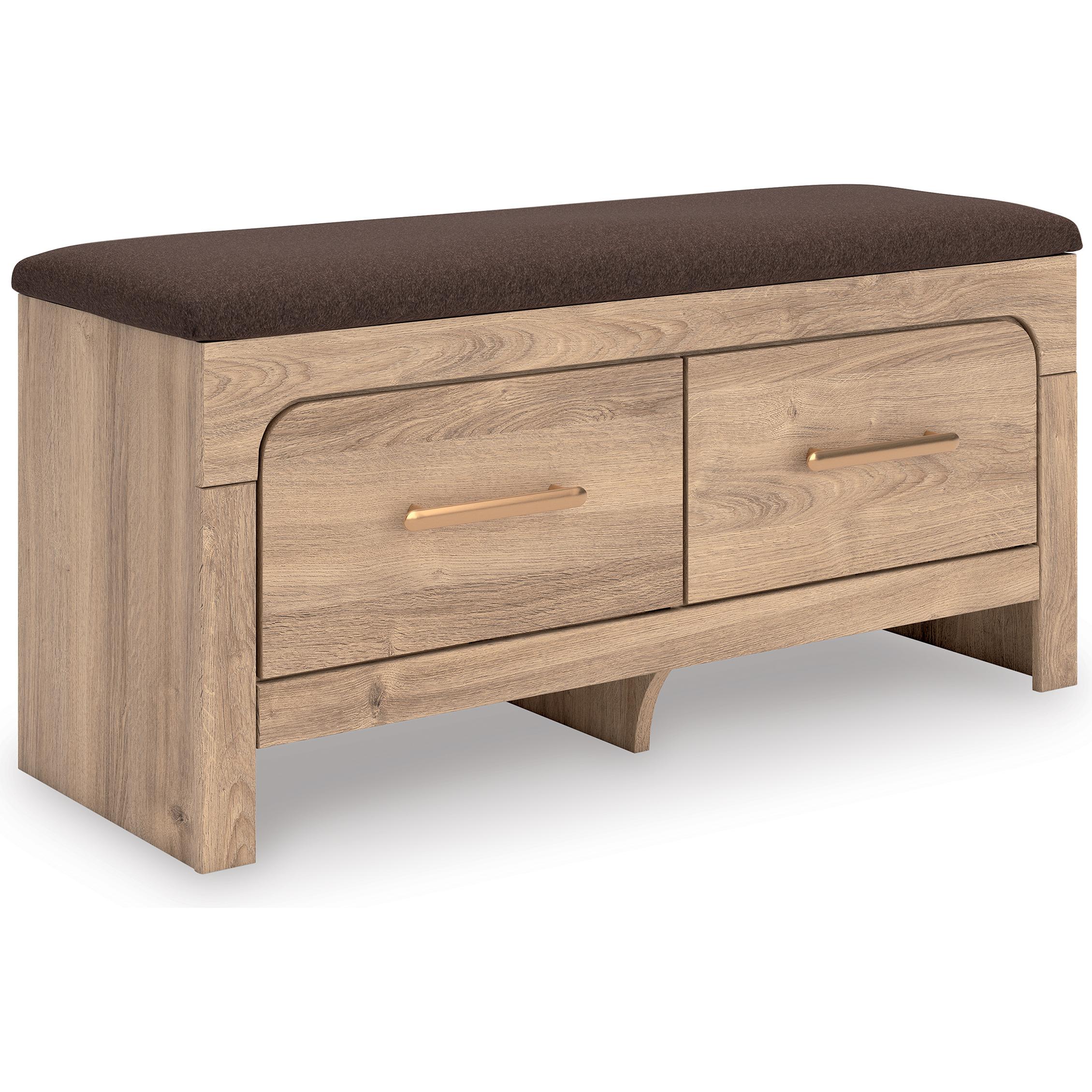 Signature Design by Ashley Kinlanni PCB1360-09 Bedroom Upholstered Storage Bench