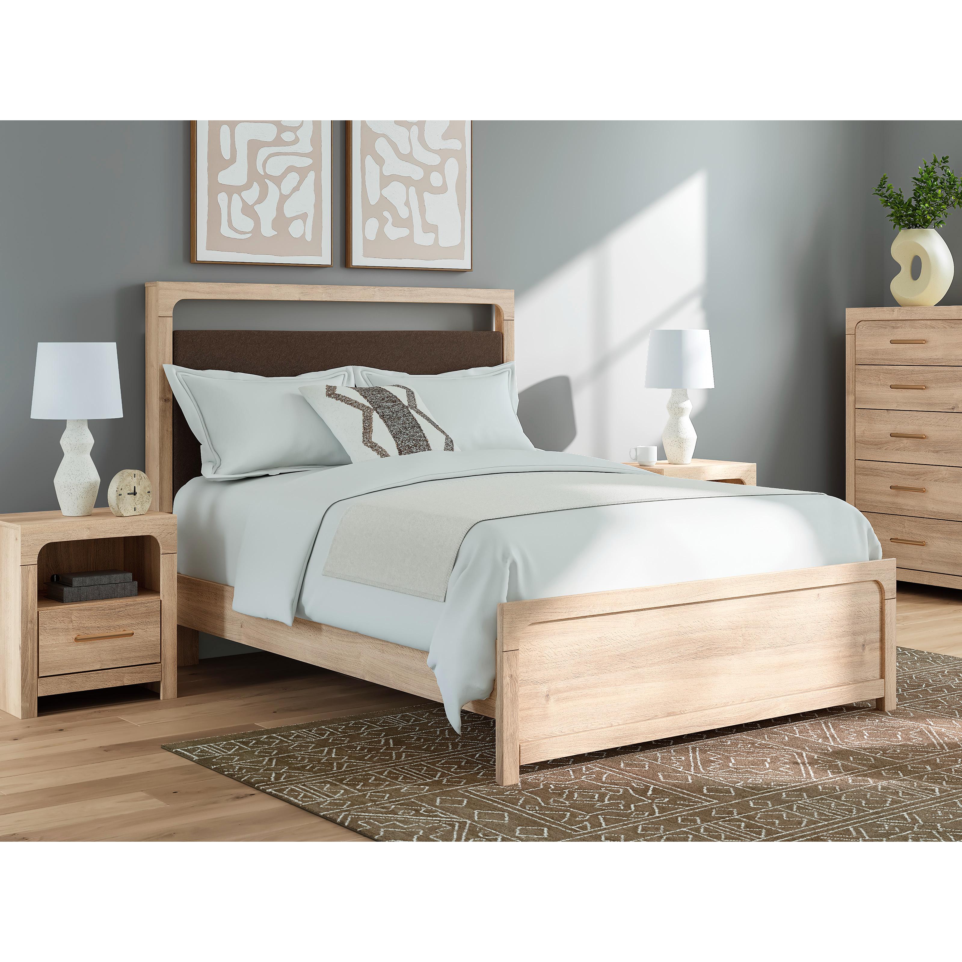 Signature Design by Ashley Kinlanni PCB1360-57 Queen Upholstered Panel Headboard - Image 3