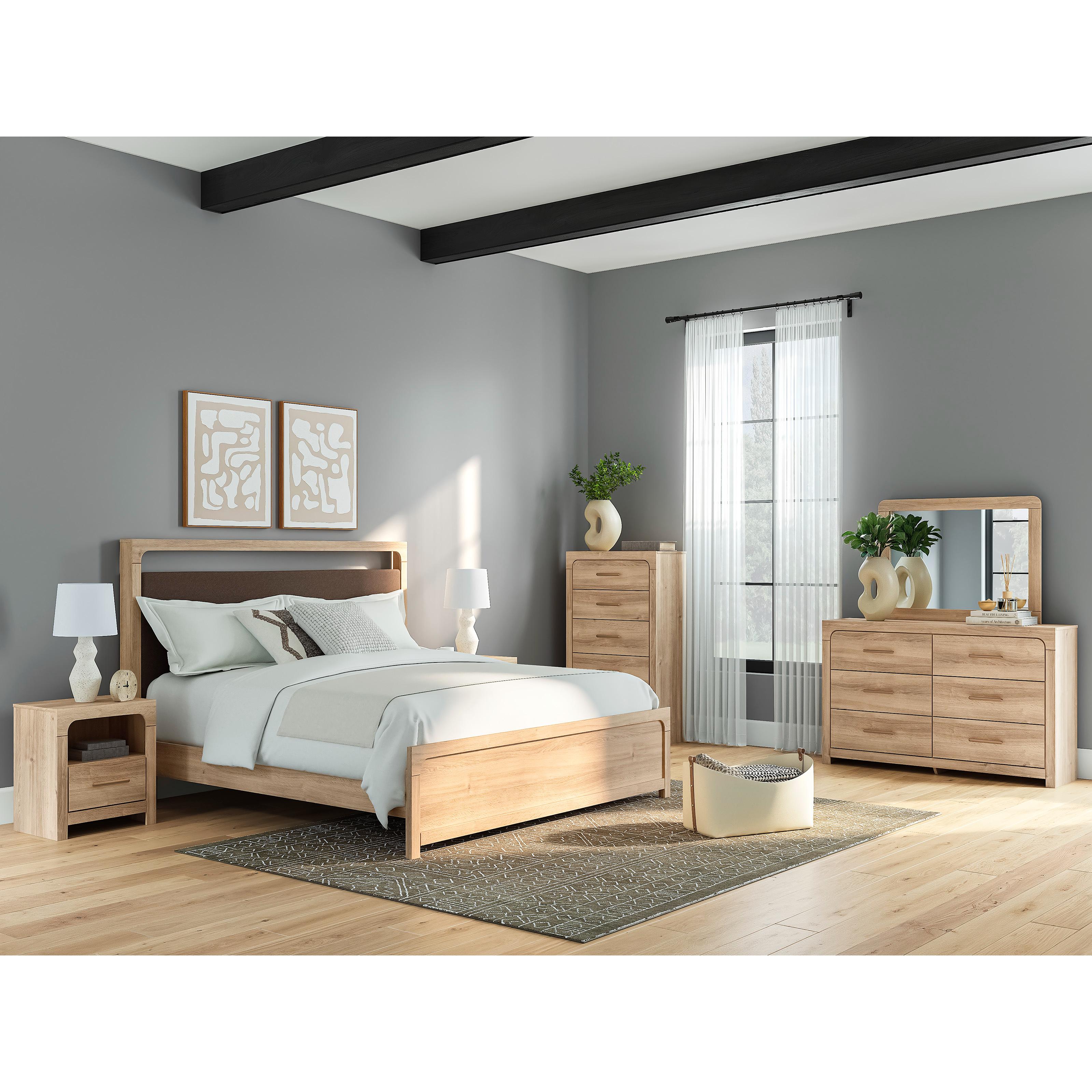 Signature Design by Ashley Kinlanni PCB1360-58 King Upholstered Panel Headboard - Image 3
