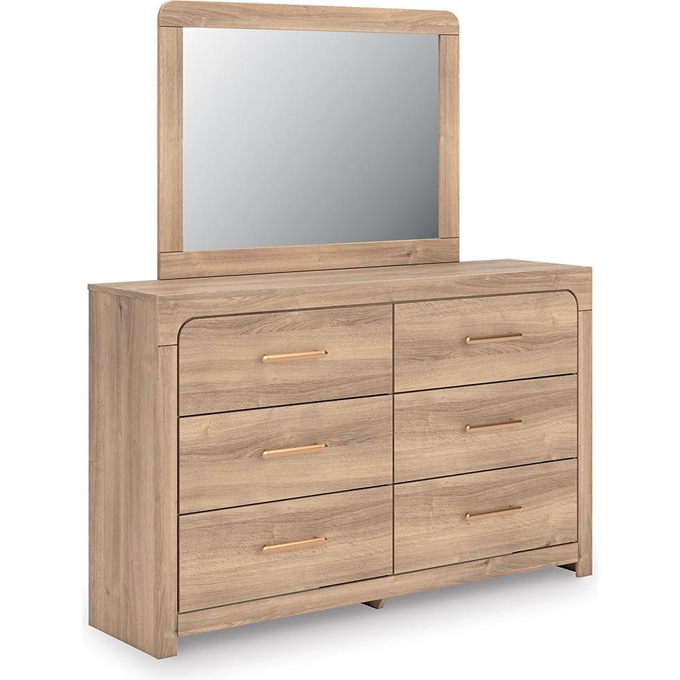 Signature Design by Ashley Kinlanni PCB1360B1 Dresser and Mirror - Image 1