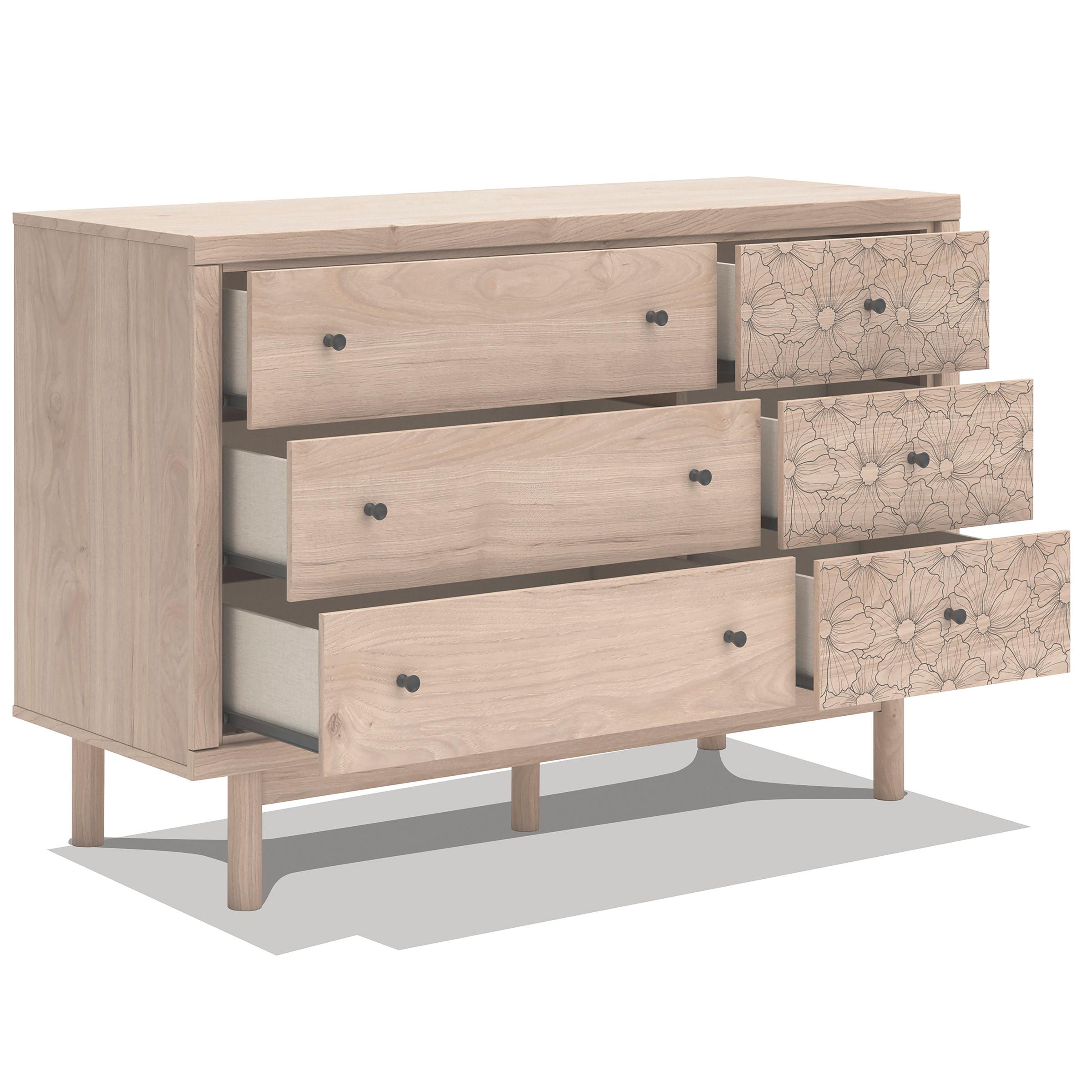 Signature Design by Ashley Arloster PCB1566-221 Six Drawer Dresser - Image 2