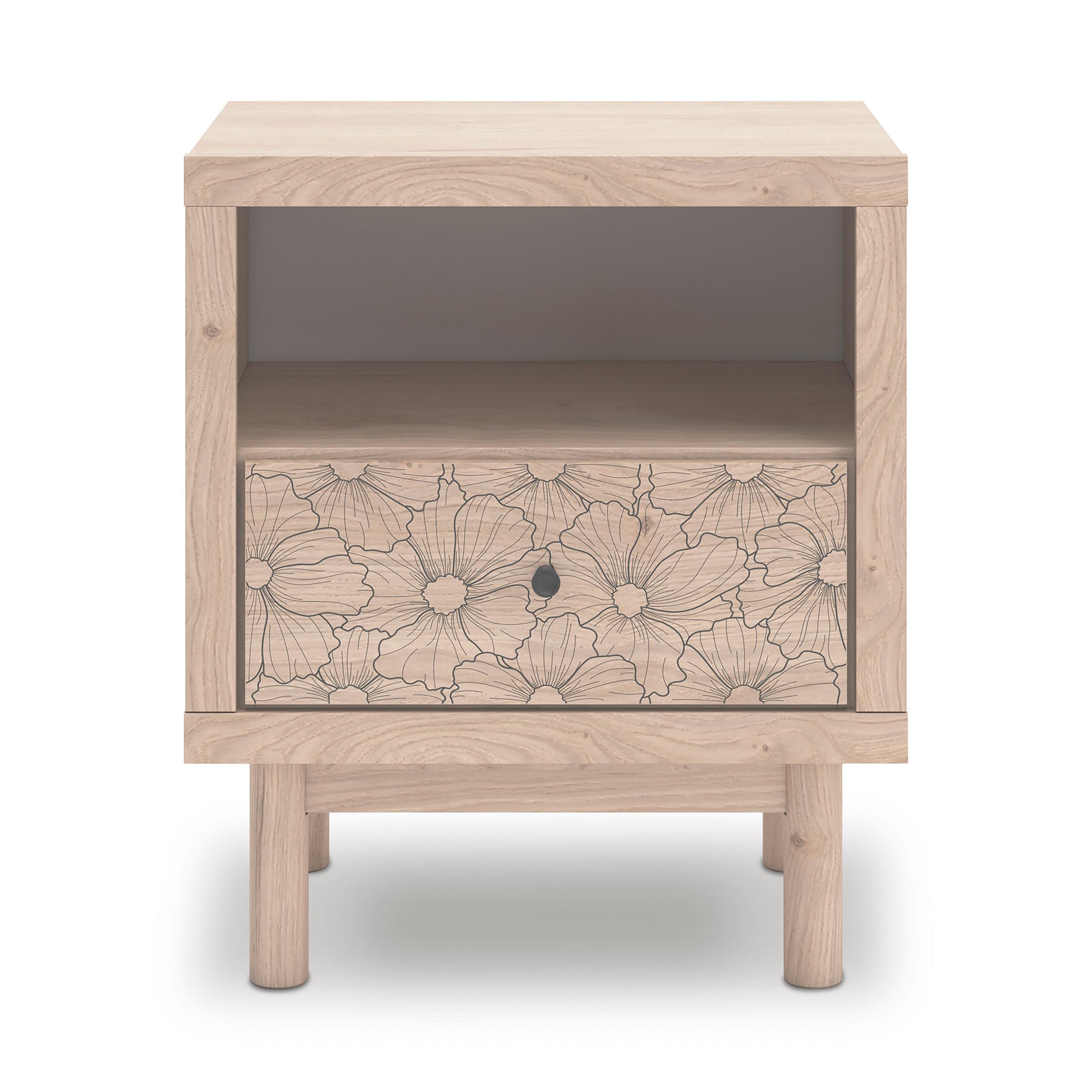 Signature Design by Ashley Arloster PCB1566-91 One Drawer Night Stand - Image 3