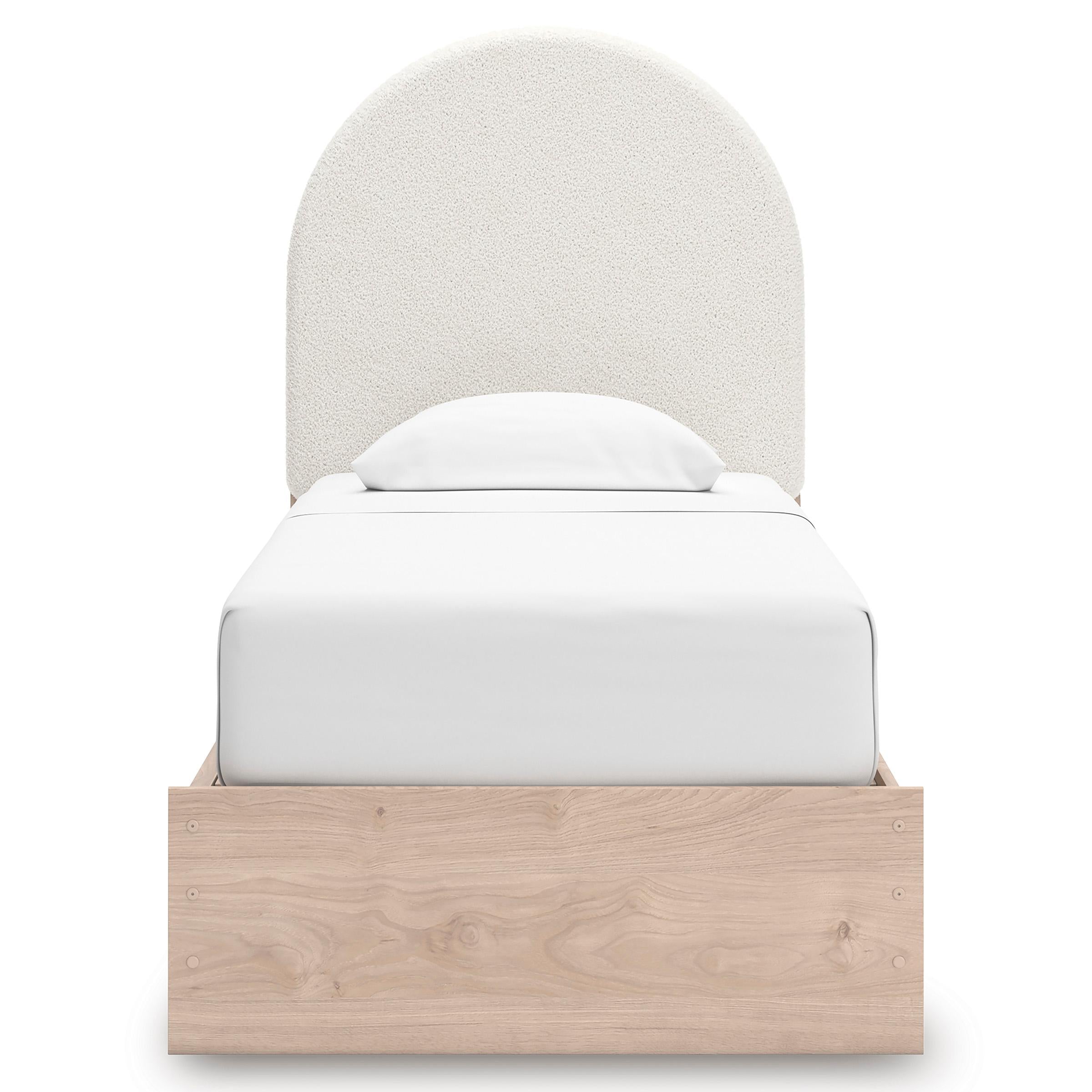 Signature Design by Ashley Arloster PCB1566B4 Twin Upholstered Panel Bed with Storage - Image 3