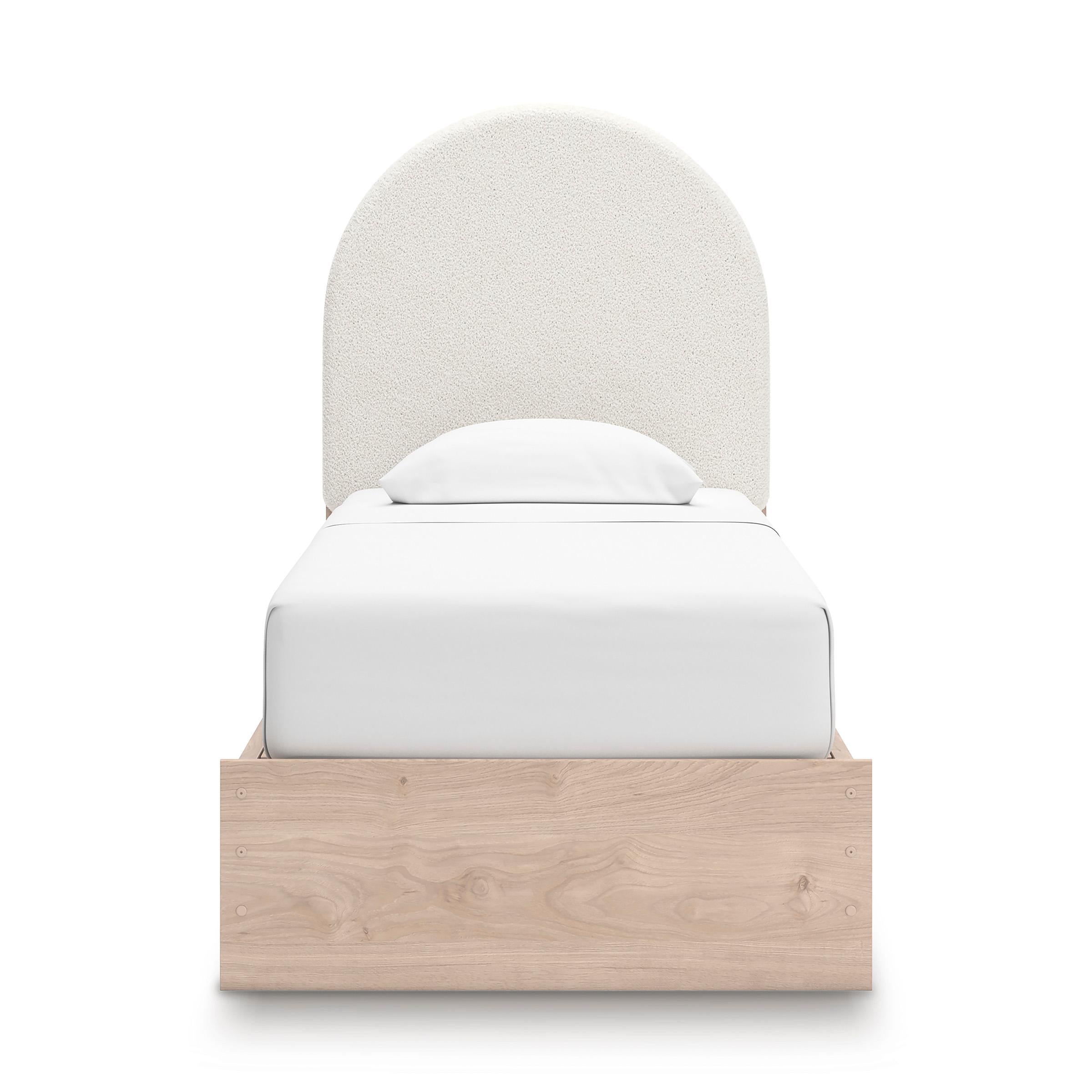 Signature Design by Ashley Arloster PCB1566B6 Twin Upholstered Panel Bed with Storage - Image 3