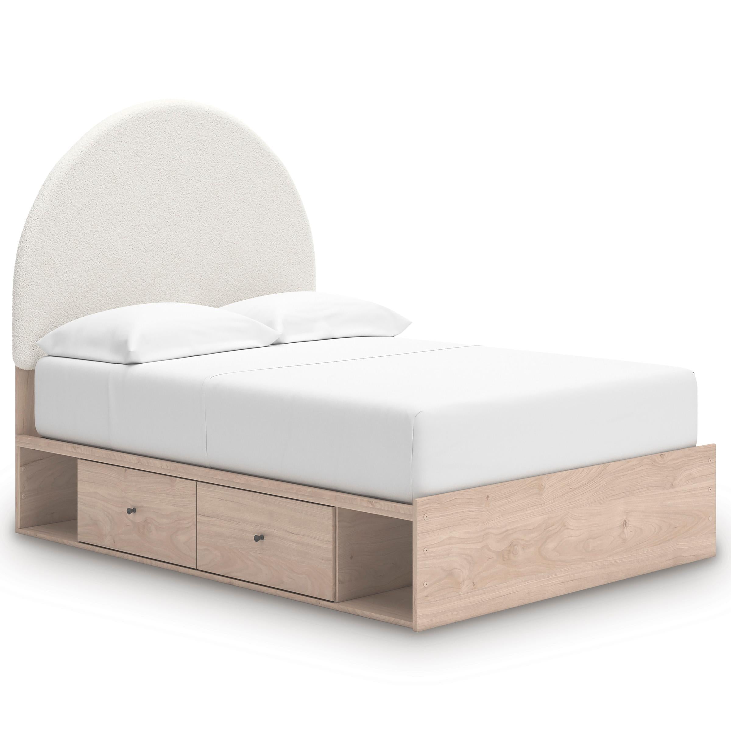 Signature Design by Ashley Arloster PCB1566B7 Full Upholstered Panel Bed with Storage - Image 1