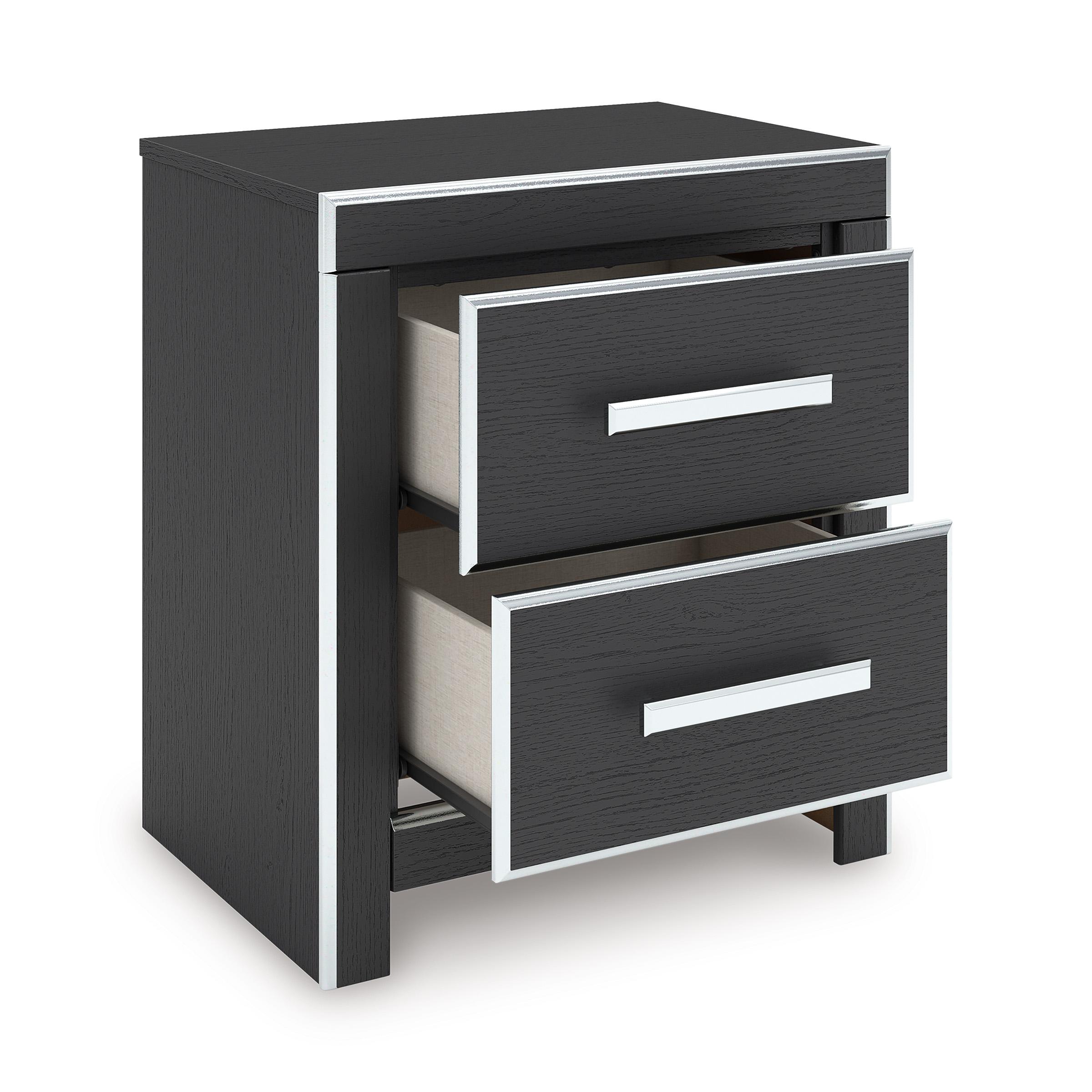 Signature Design by Ashley Zuraleus PCB3380-92 Two Drawer Night Stand - Image 2