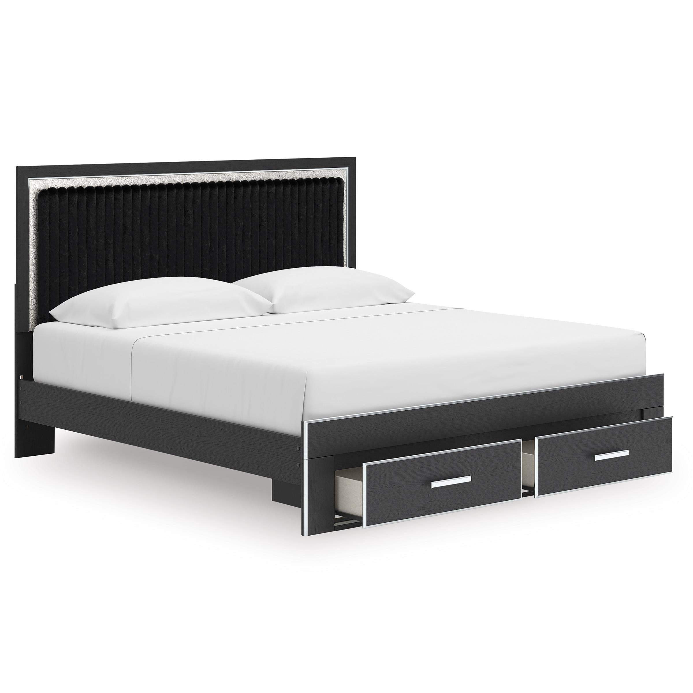 Signature Design by Ashley Zuraleus PCB3380B11 King Upholstered Panel Storage Bed - Image 2