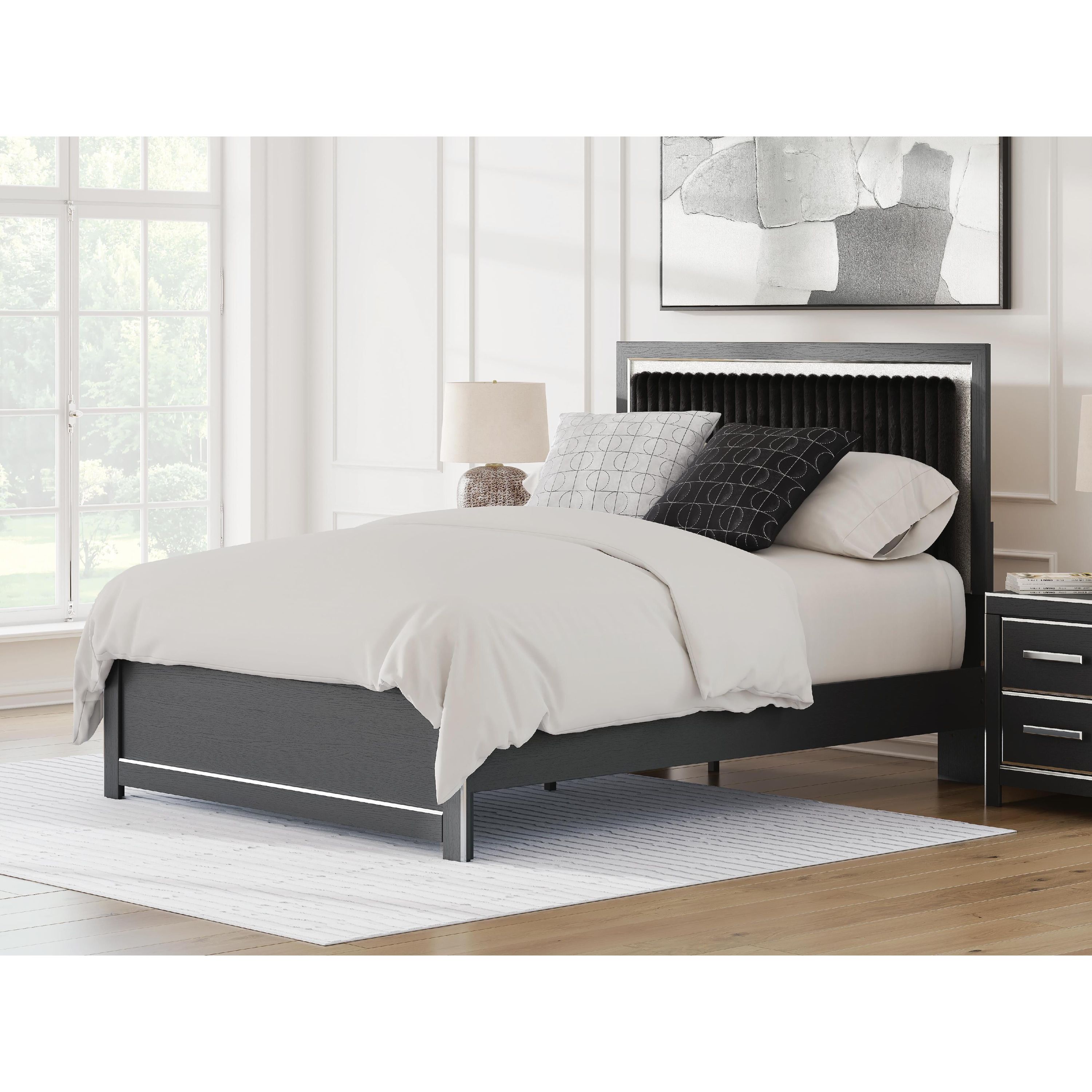 Signature Design by Ashley Zuraleus PCB3380B2 Queen Upholstered Platform Bed - Image 2