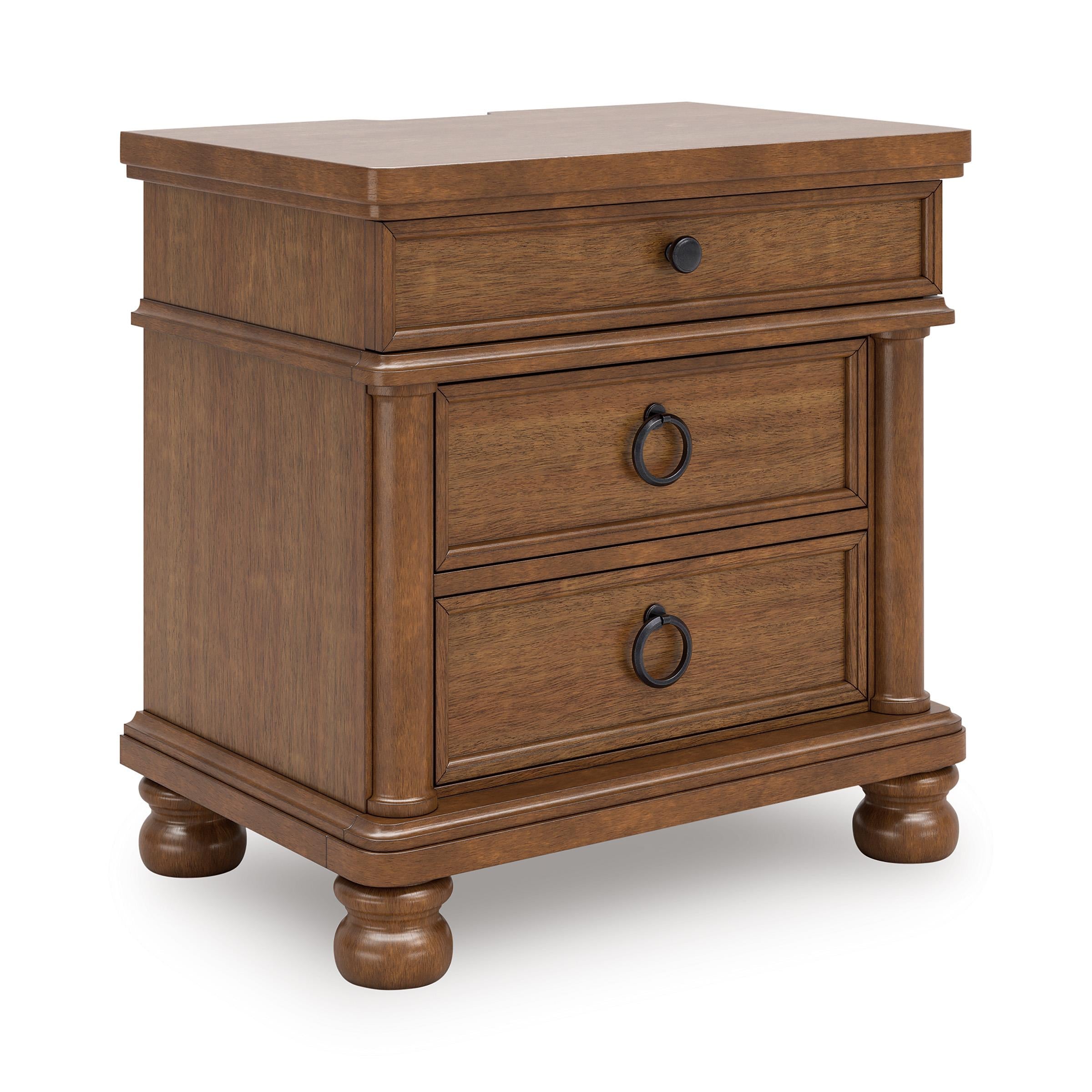 Signature Design by Ashley Rowlenstown PCB824-93 Three Drawer Night Stand - Image 1