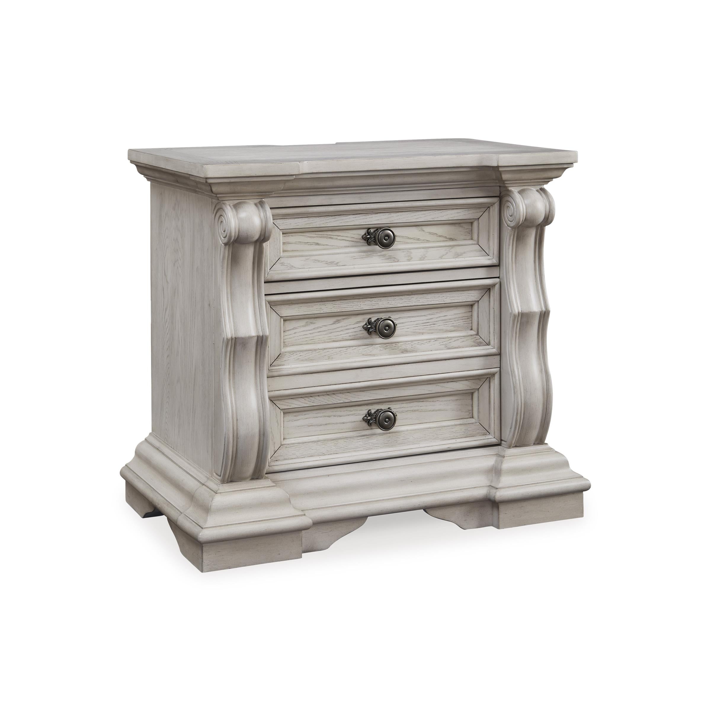 Signature Design by Ashley Bruchandi PCB948-93 Three Drawer Night Stand - Image 1