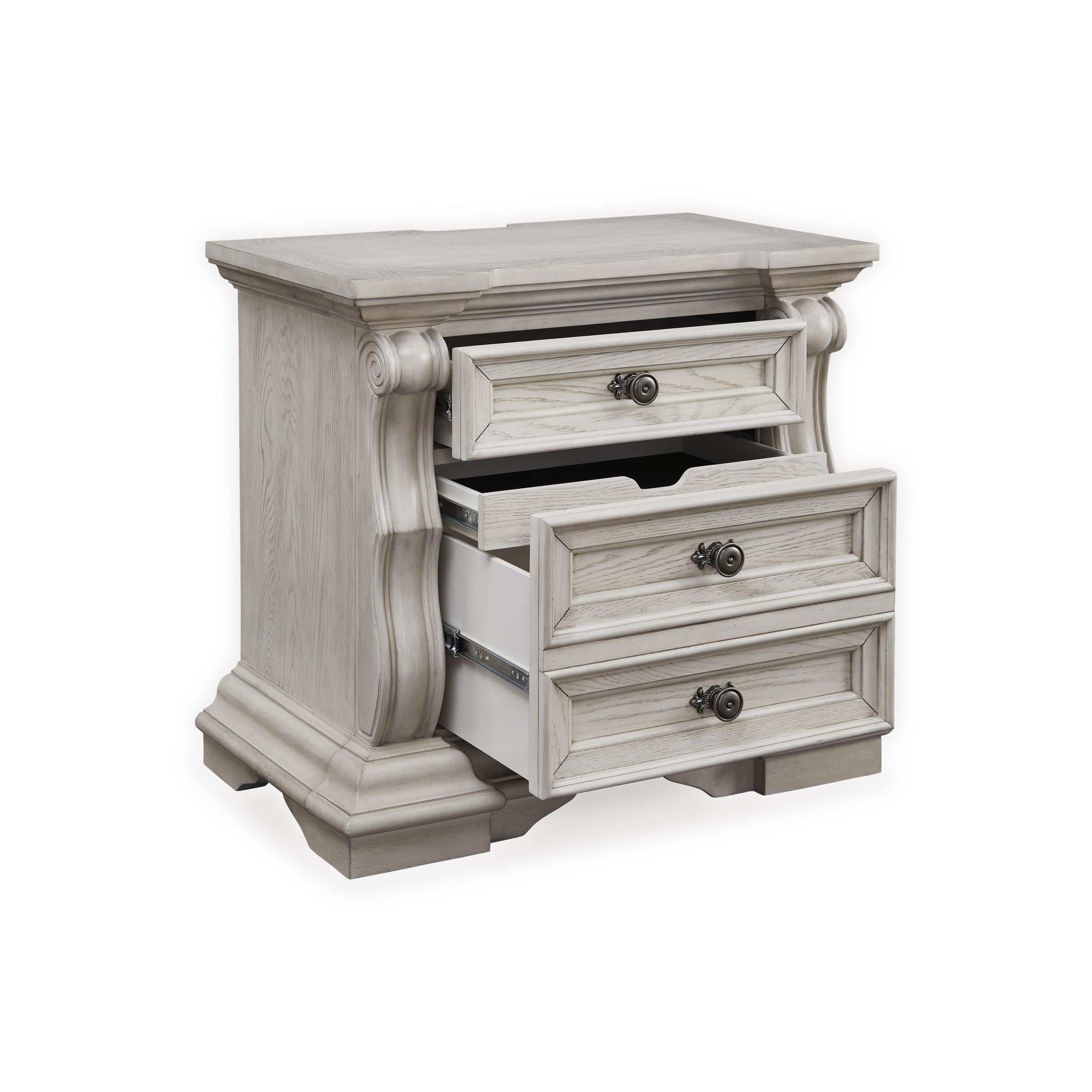 Signature Design by Ashley Bruchandi PCB948-93 Three Drawer Night Stand - Image 2