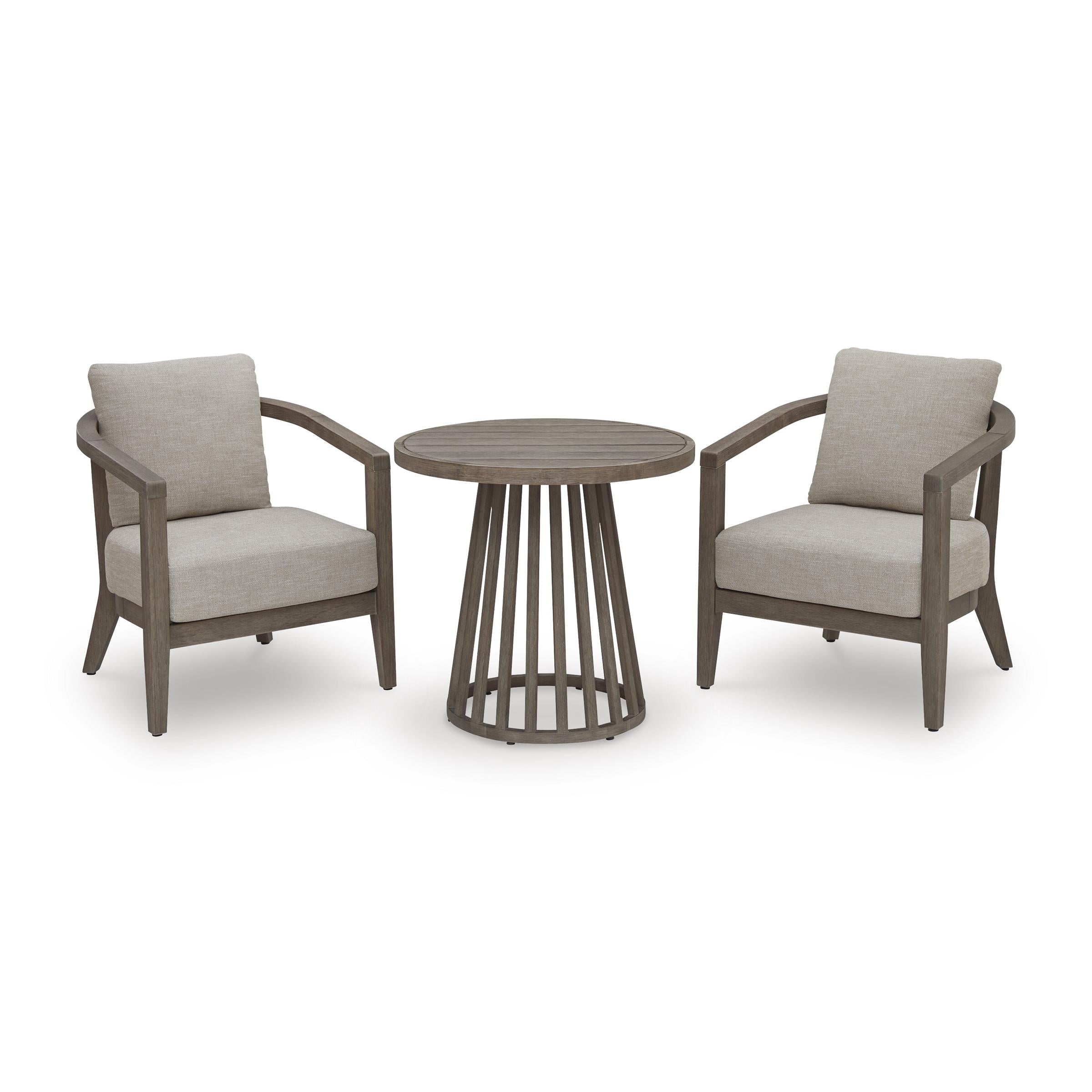 Signature Design by Ashley Joy Lagoon PCP310-050 Chairs with Cushions and Table Set - Image 1