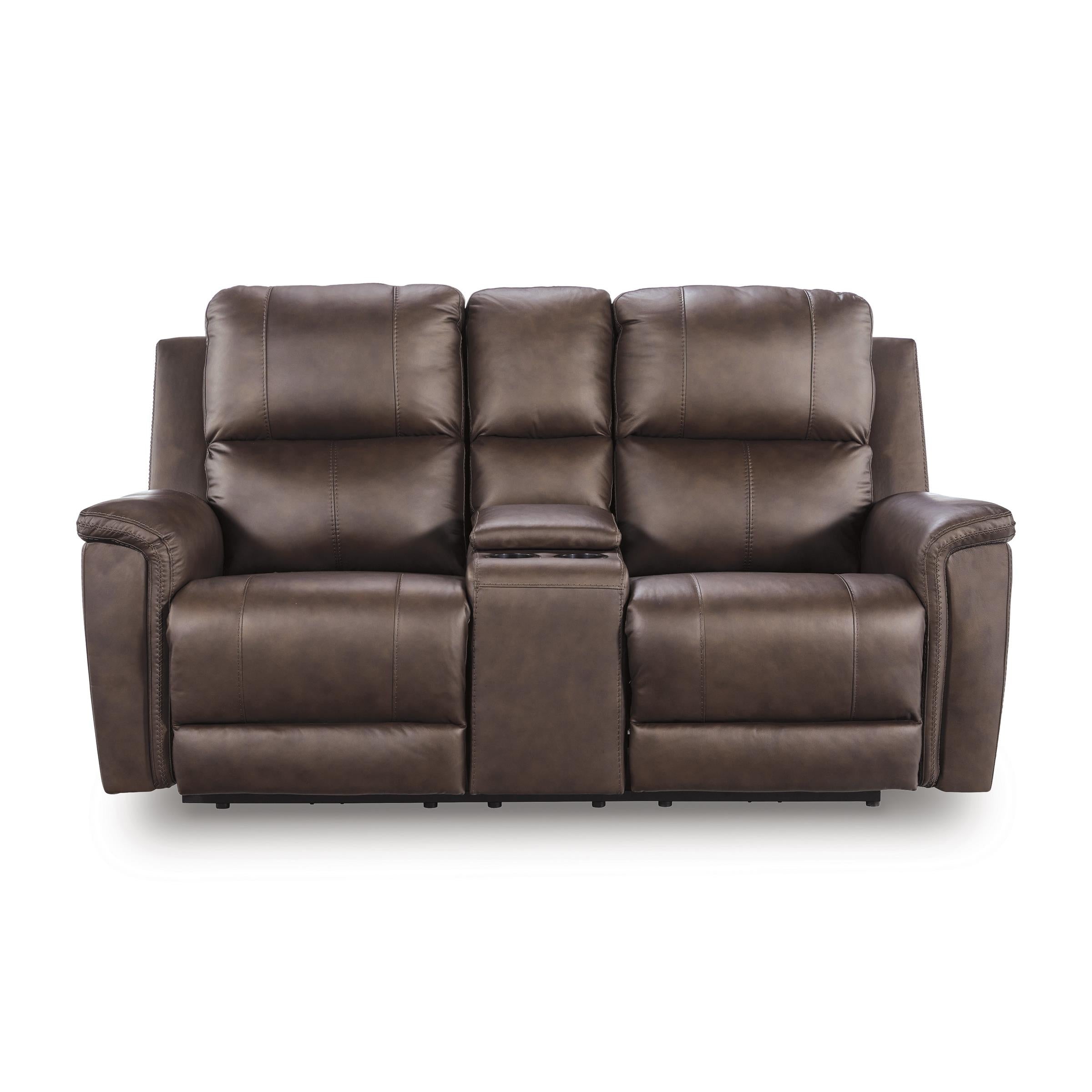 Signature Design by Ashley Bleckley PCU1200118 Power Reclining Loveseat with Console and Adjustable Headrest - Image 2