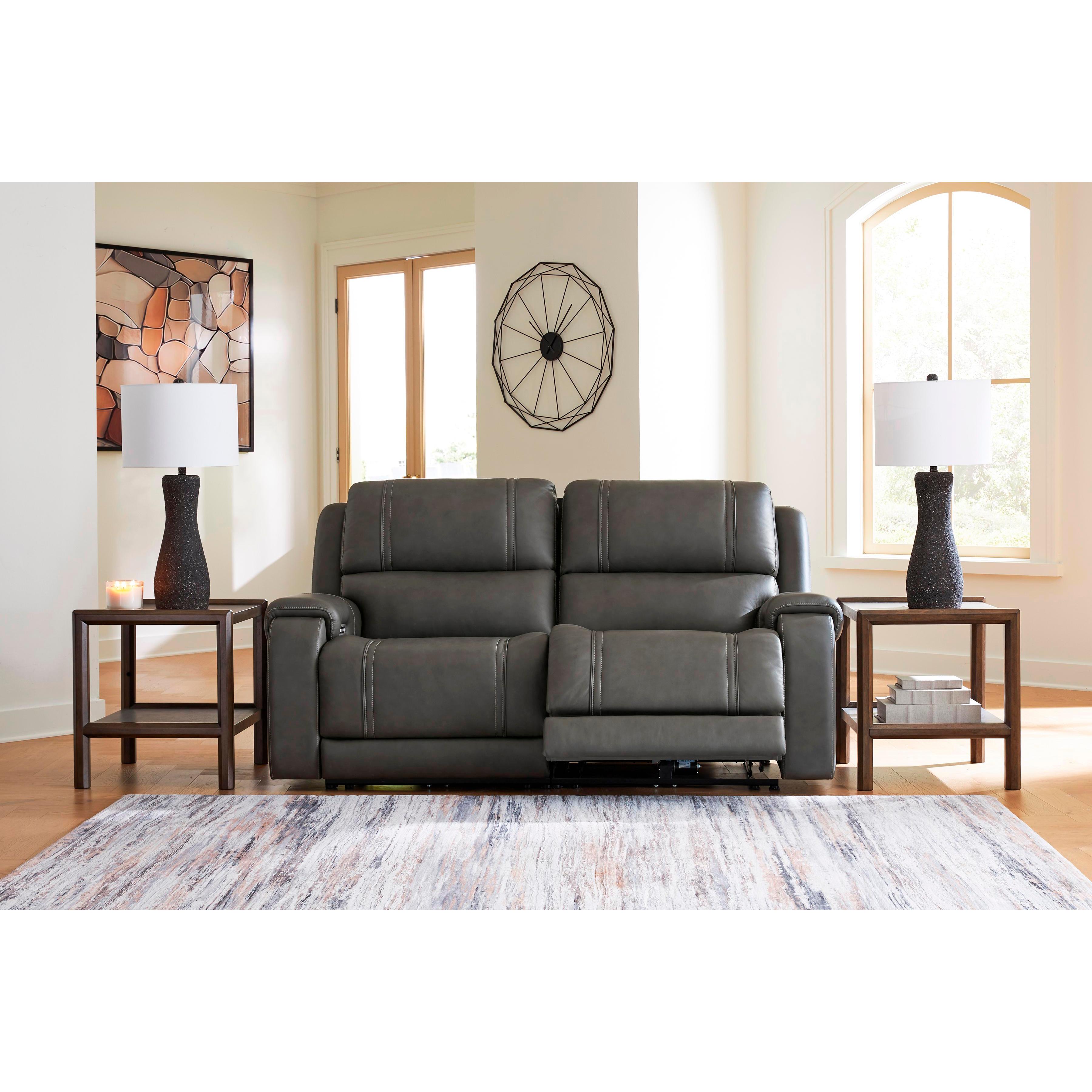 Signature Design by Ashley 5Z - Pittson PCU12600S1 2 pc Power Reclining Sectional Loveseat - Image 3