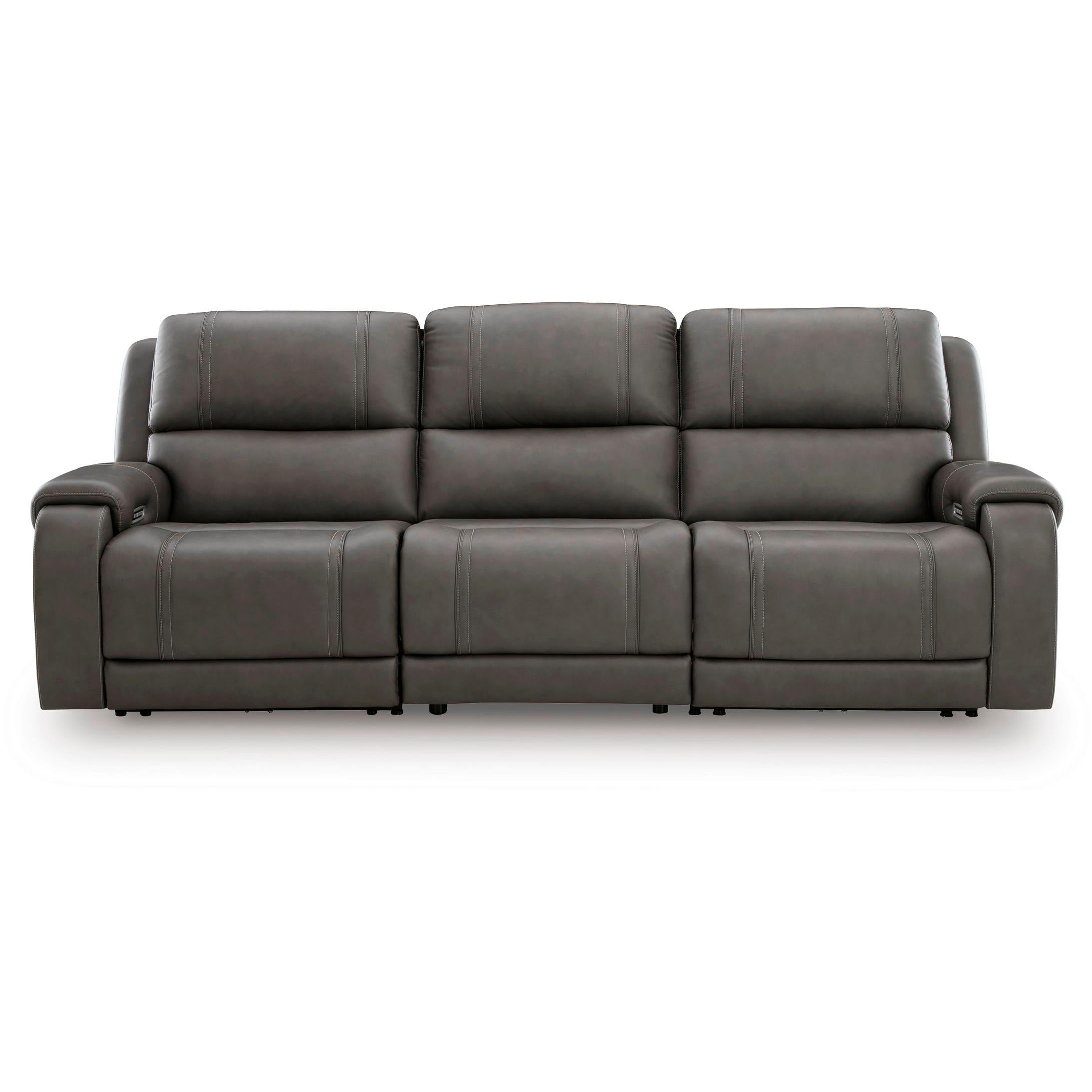 Signature Design by Ashley 5Z – Pittson PCU12600S3 3 pc Power Sectional Reclining Sofa