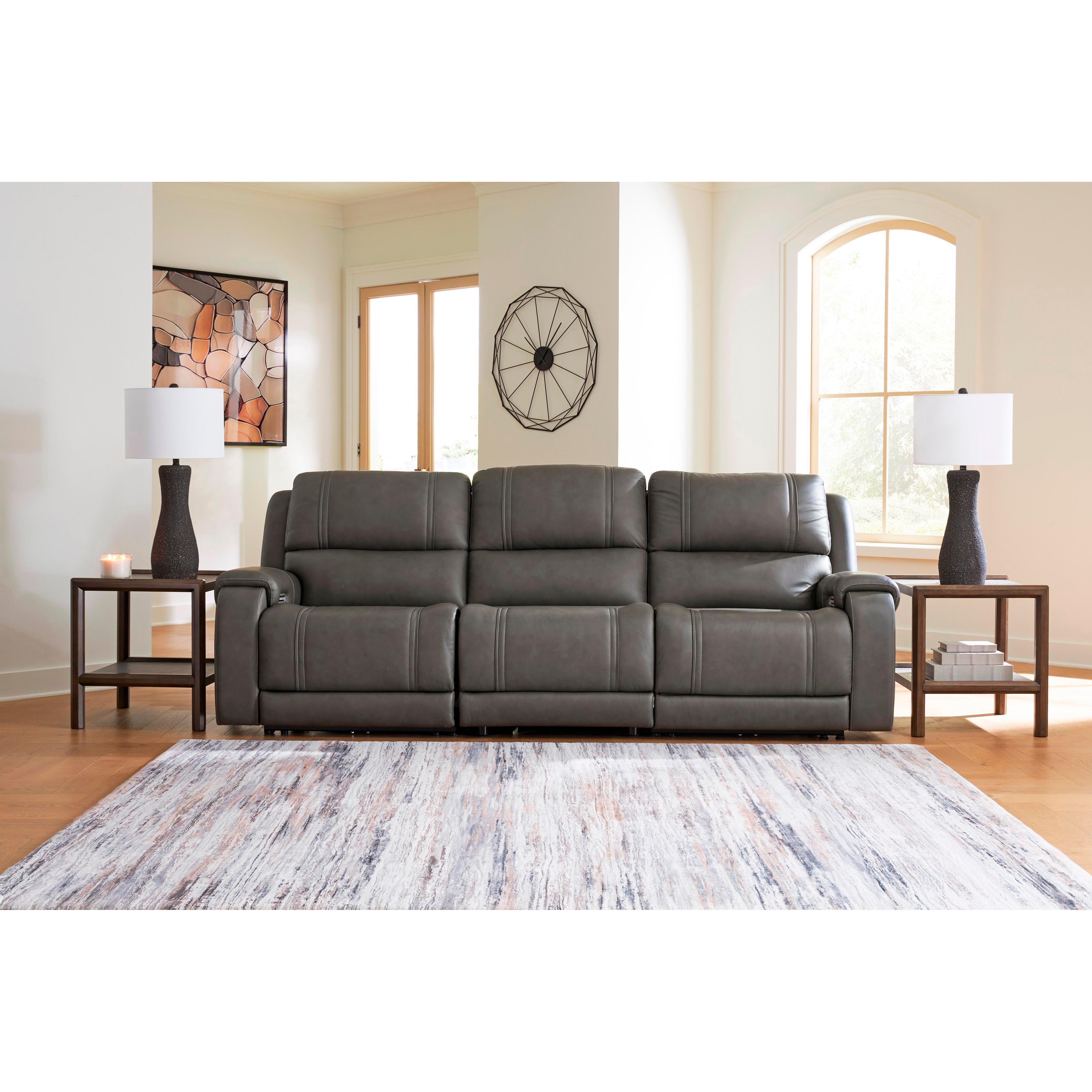 Signature Design by Ashley 5Z - Pittson PCU12600S3 3 pc Power Sectional Reclining Sofa - Image 2