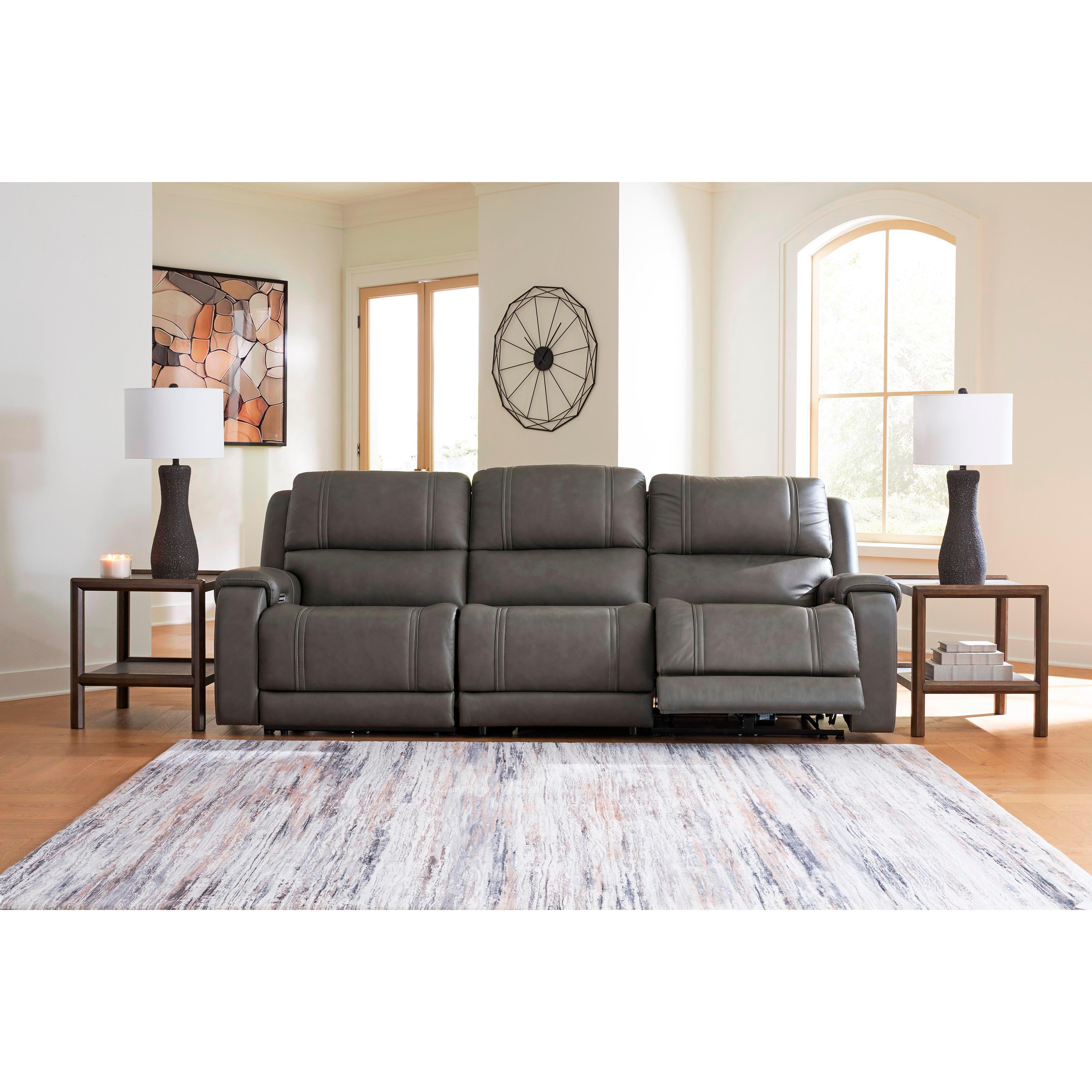 Signature Design by Ashley 5Z - Pittson PCU12600S3 3 pc Power Sectional Reclining Sofa - Image 3