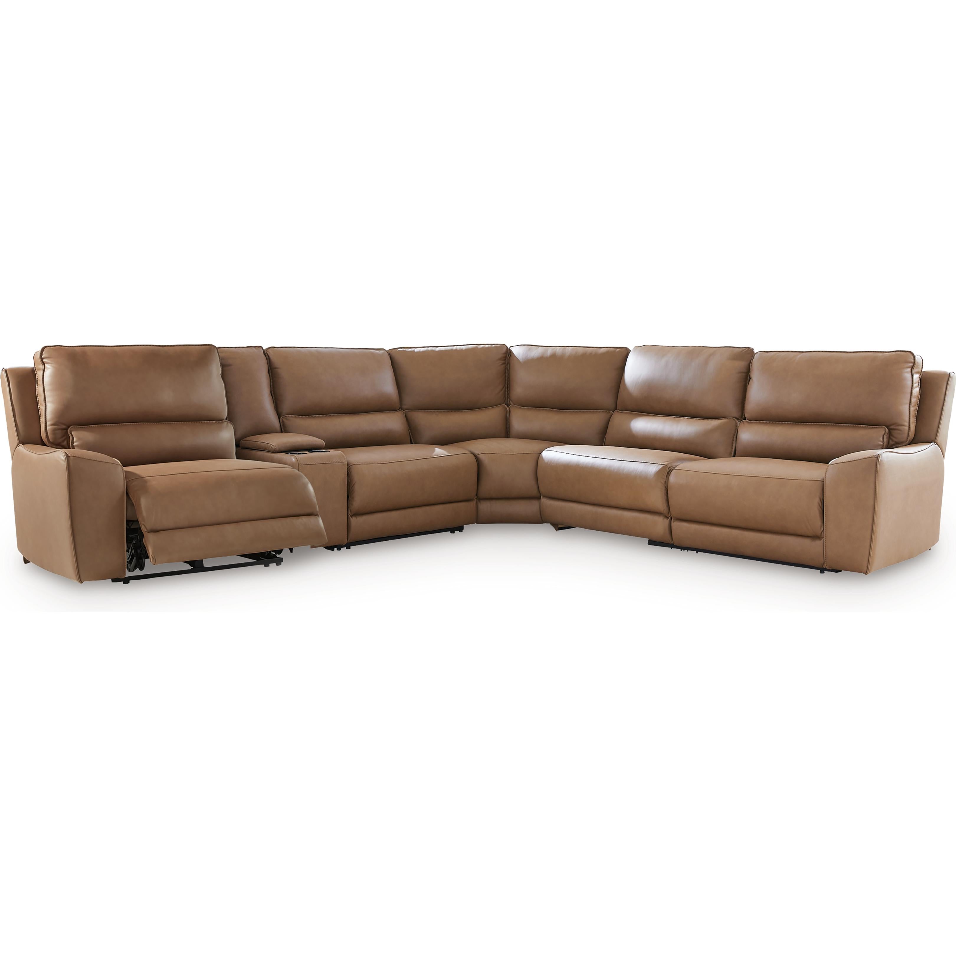 Signature Design by Ashley DeepWakes PCU62606S36 6 pc Reclining Sectional with Storage Console - Image 3