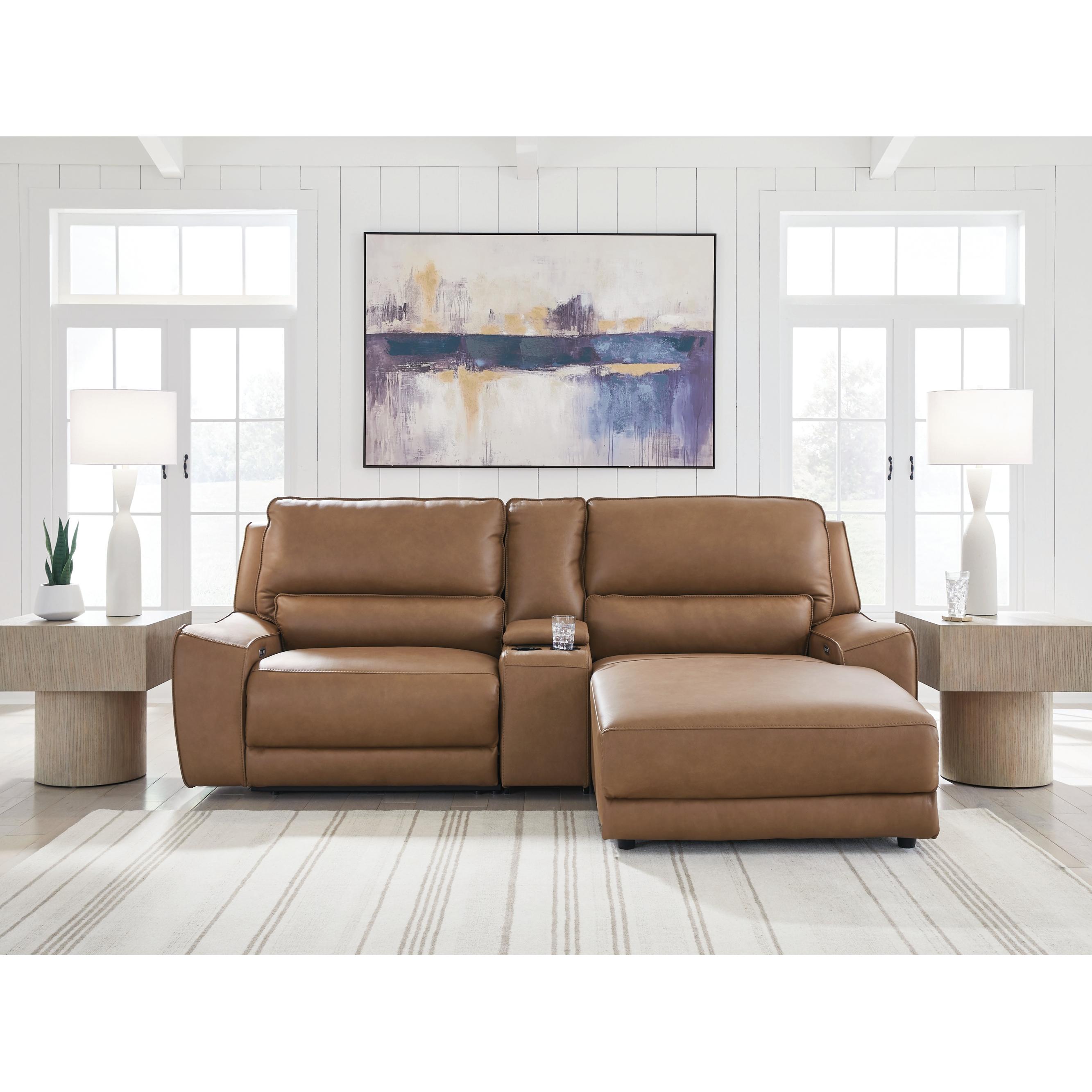 Signature Design by Ashley DeepWakes PCU62606S4 3 pc Power Reclining Sectional with Chaise - Image 2