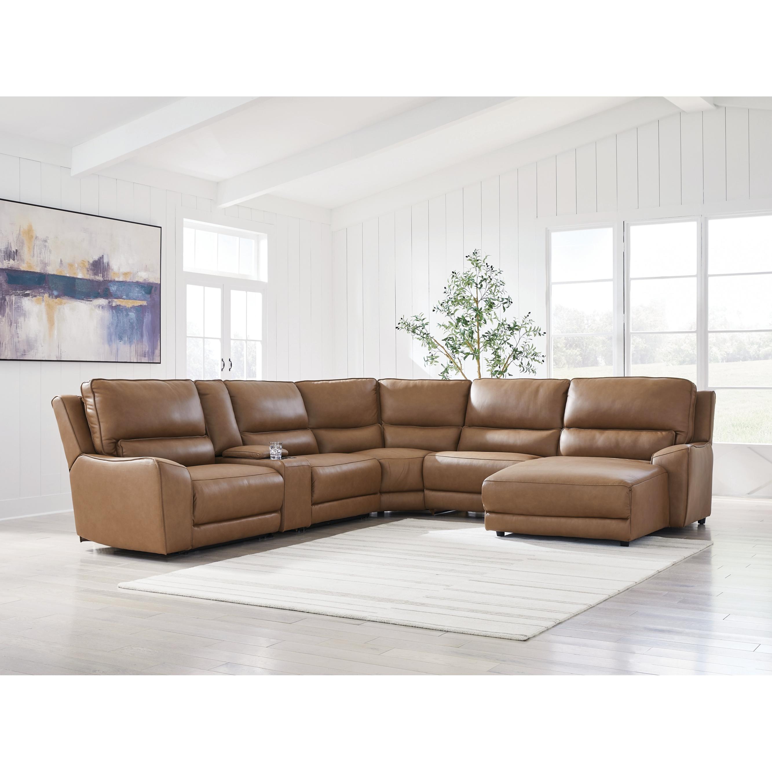 Signature Design by Ashley DeepWakes PCU62606S6 6 pc Power Reclining Sectional with Chaise - Image 3