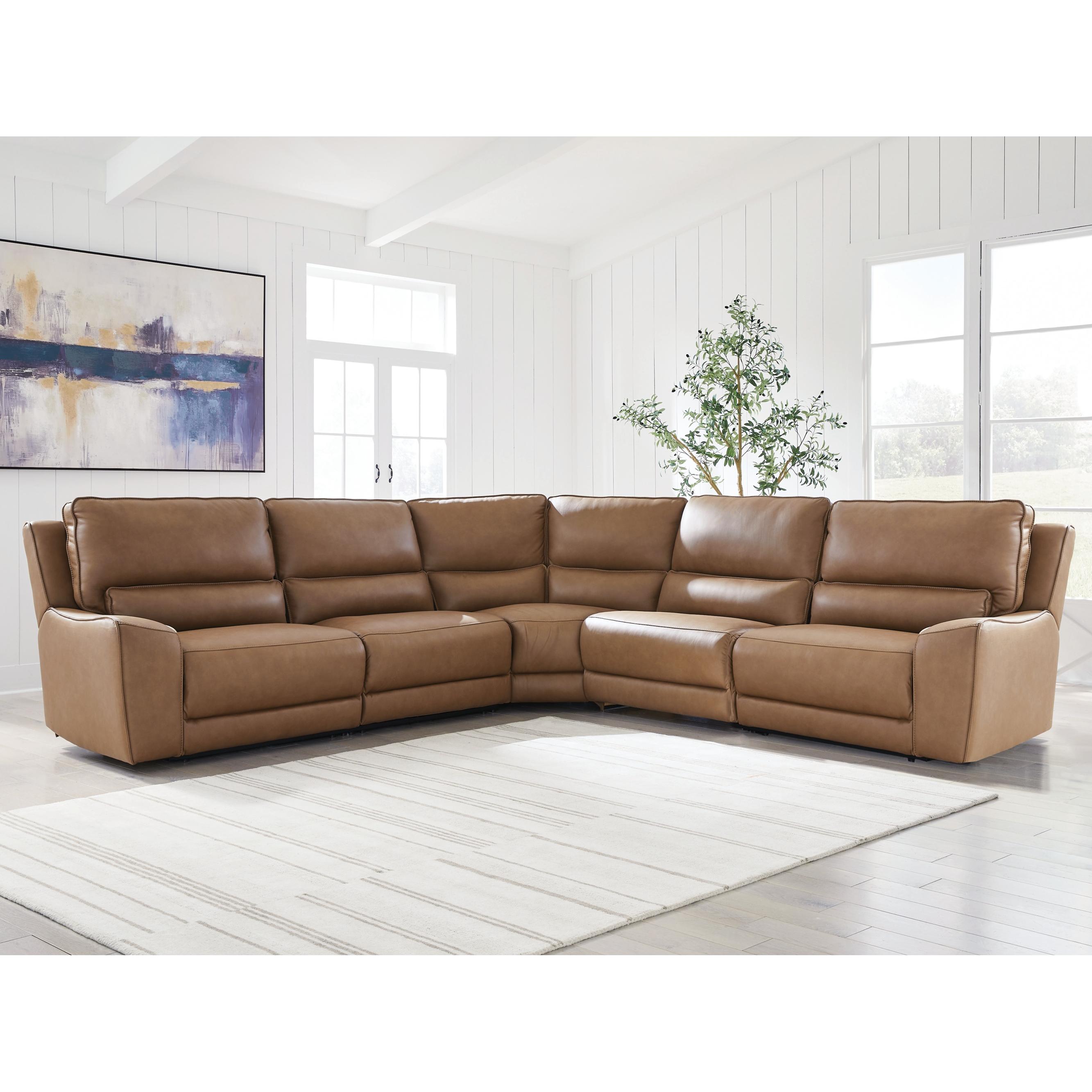 Signature Design by Ashley DeepWakes PCU62606S8 5 pc Power Reclining Sectional - Image 3