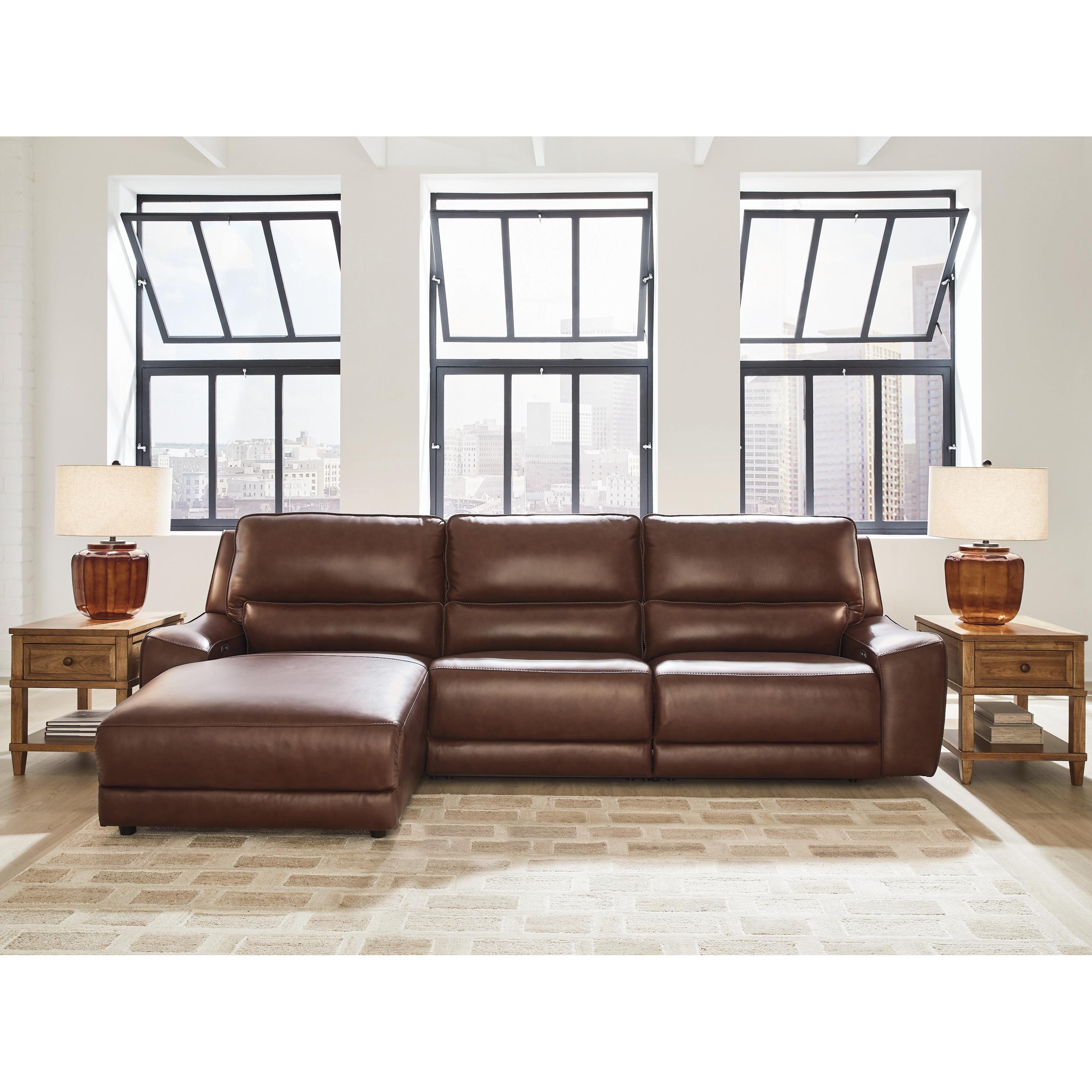 Signature Design by Ashley DeepWakes PCU62607S23 3 pc Reclining Sofa Chaise - Image 2