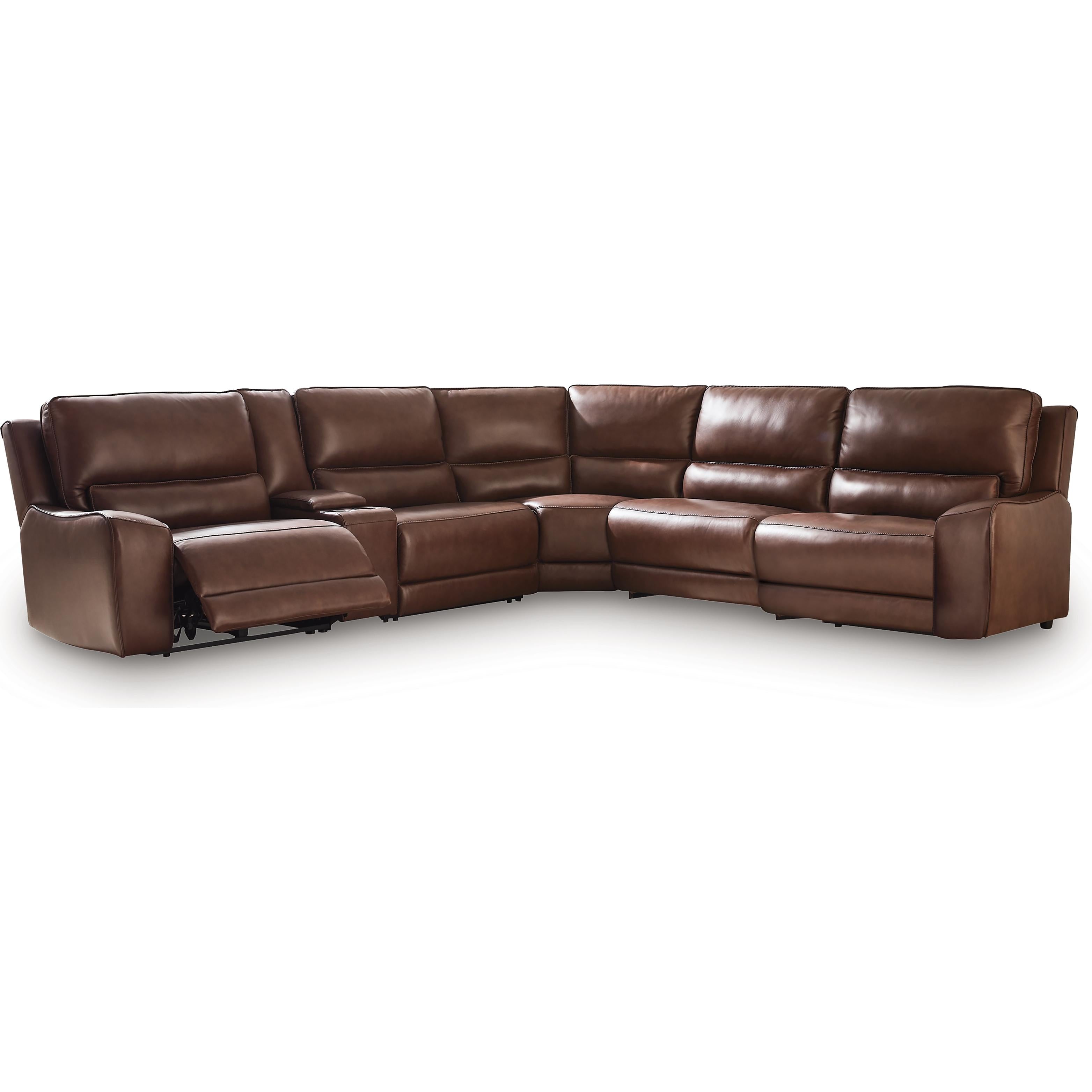 Signature Design by Ashley DeepWakes PCU62607S36 6 pc Reclining Sectional with Storage Console - Image 1